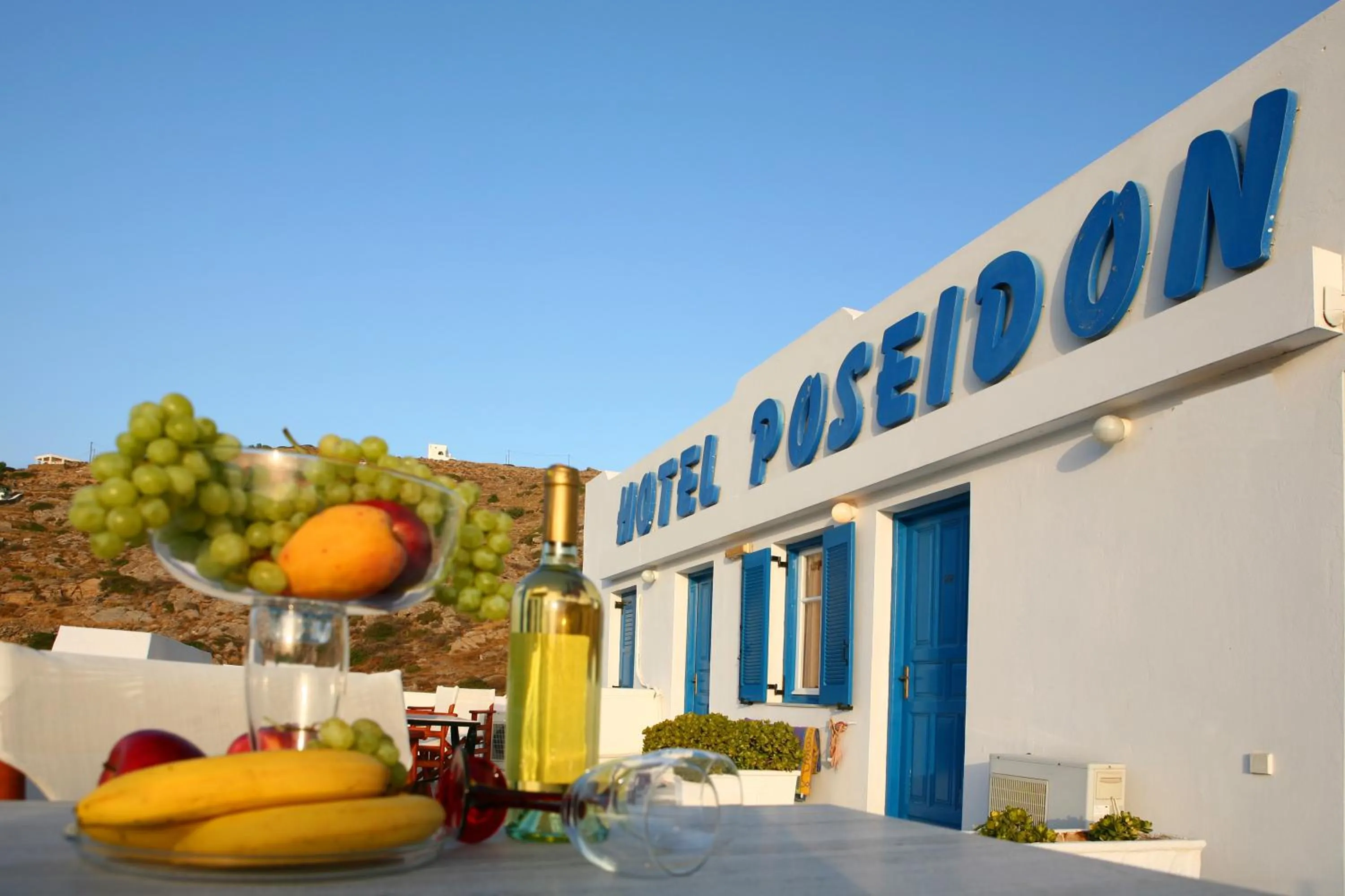 Facade/entrance in Poseidon Hotel