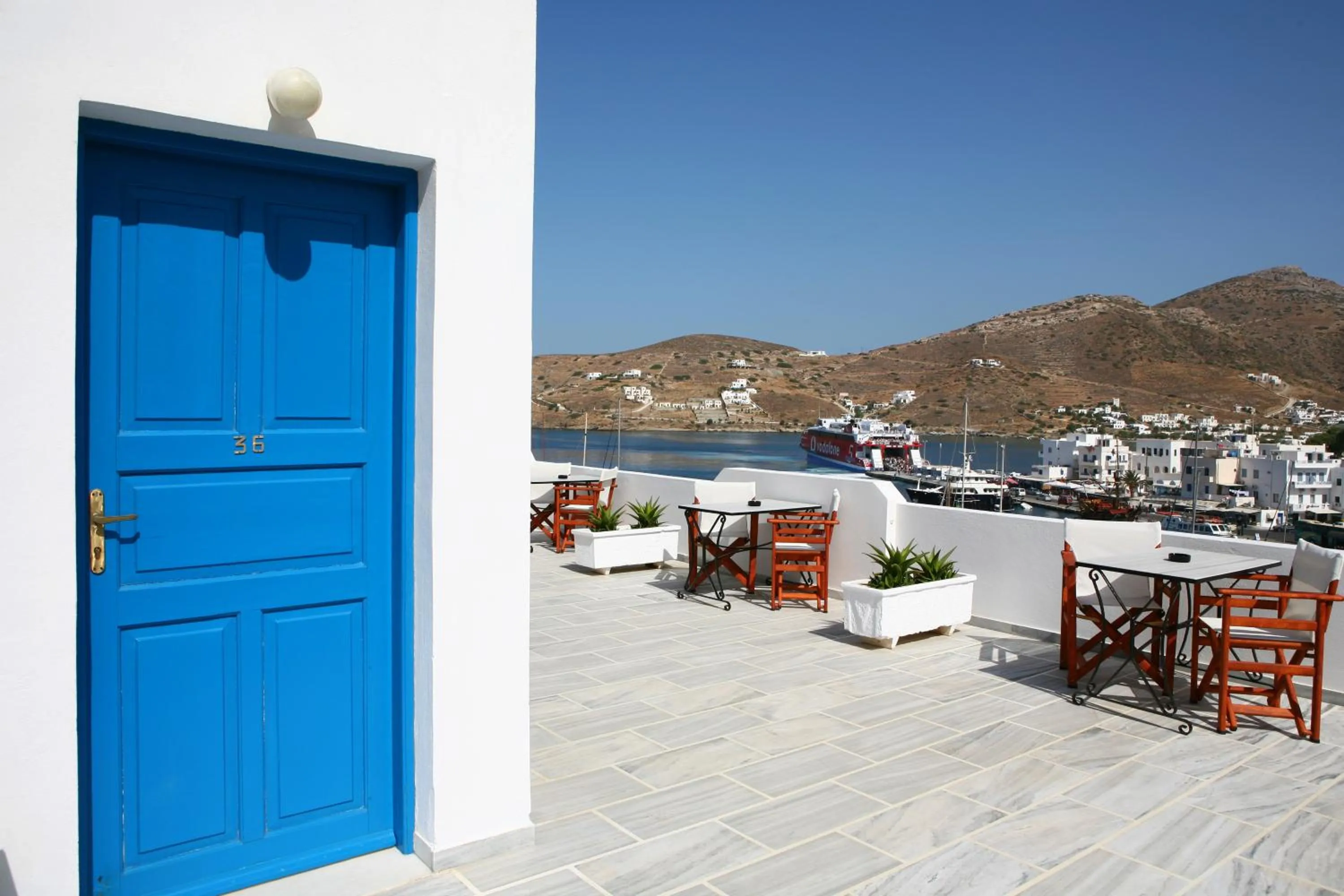 Balcony/Terrace in Poseidon Hotel