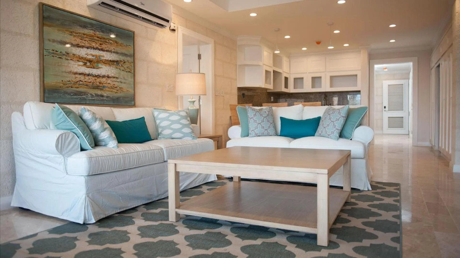 Living room in The Crane Resort