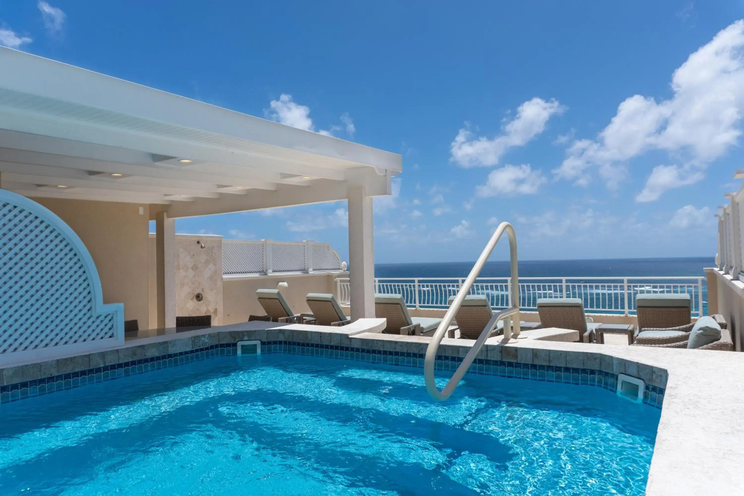 Pool view in The Crane Resort Pool view in The Crane Resort