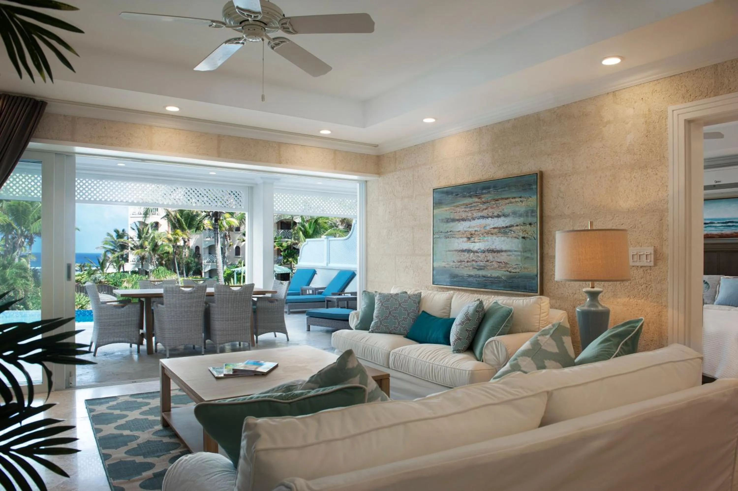 Living room in The Crane Resort