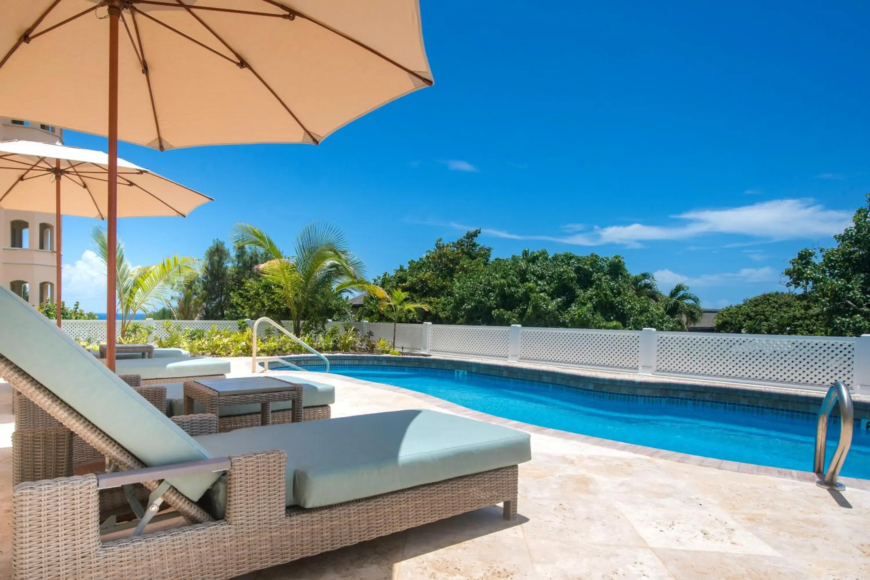 Pool view in The Crane Resort Pool view in The Crane Resort