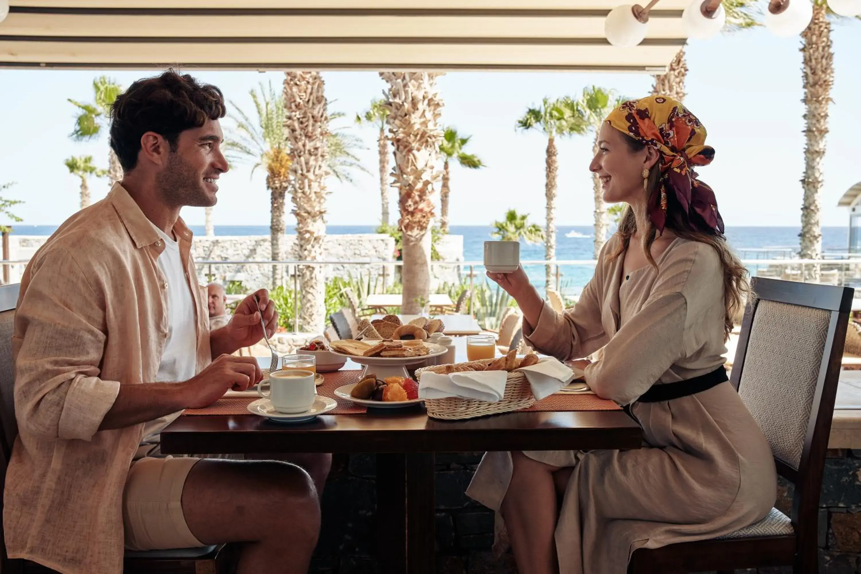 Breakfast in Ikaros Beach, Luxury Resort & Spa - Adults Only Breakfast in Ikaros Beach, Luxury Resort & Spa - Adults Only