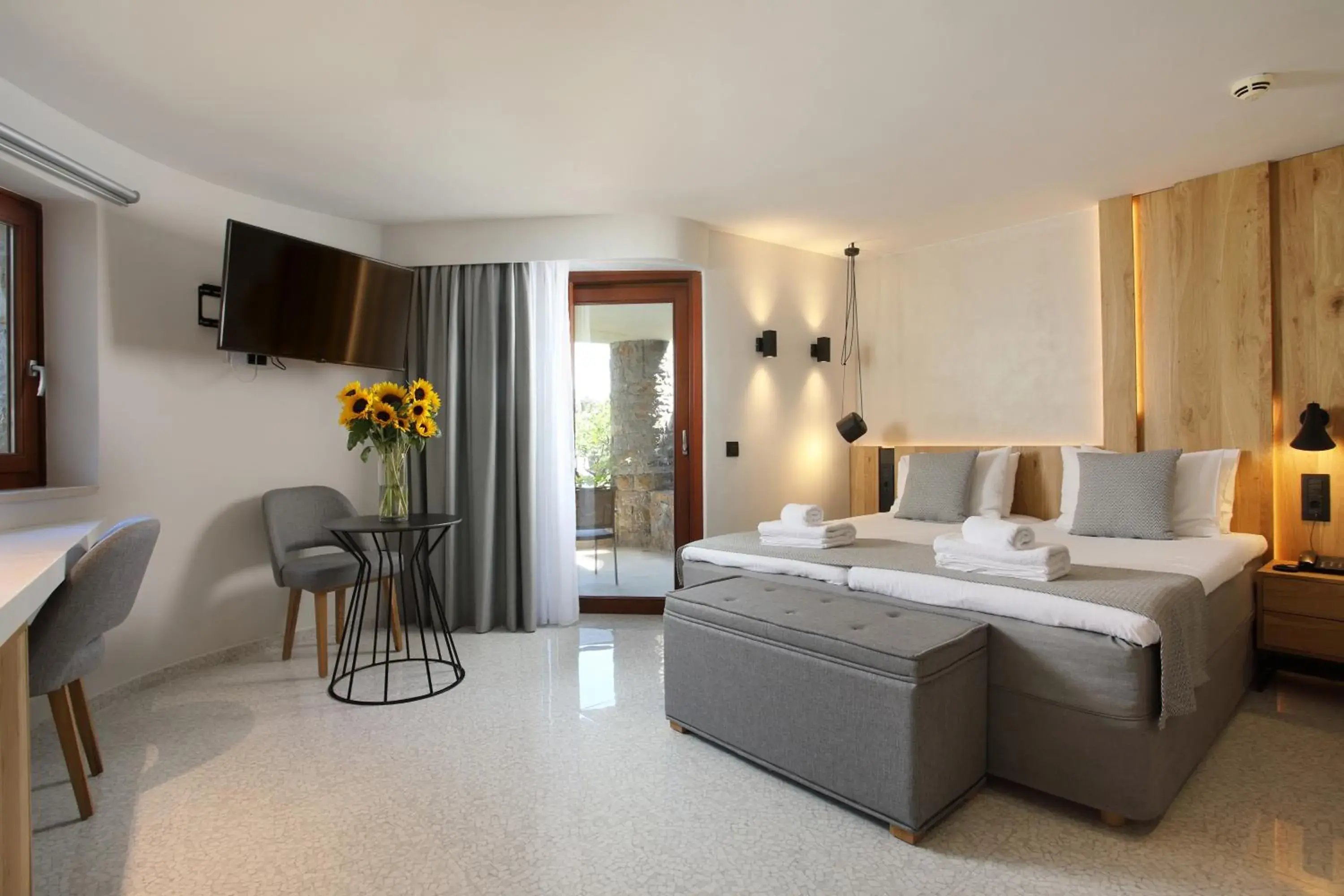 Double Room with Garden View in Ikaros Beach, Luxury Resort & Spa - Adults Only Double Room with Garden View in Ikaros Beach, Luxury Resort & Spa - Adults Only