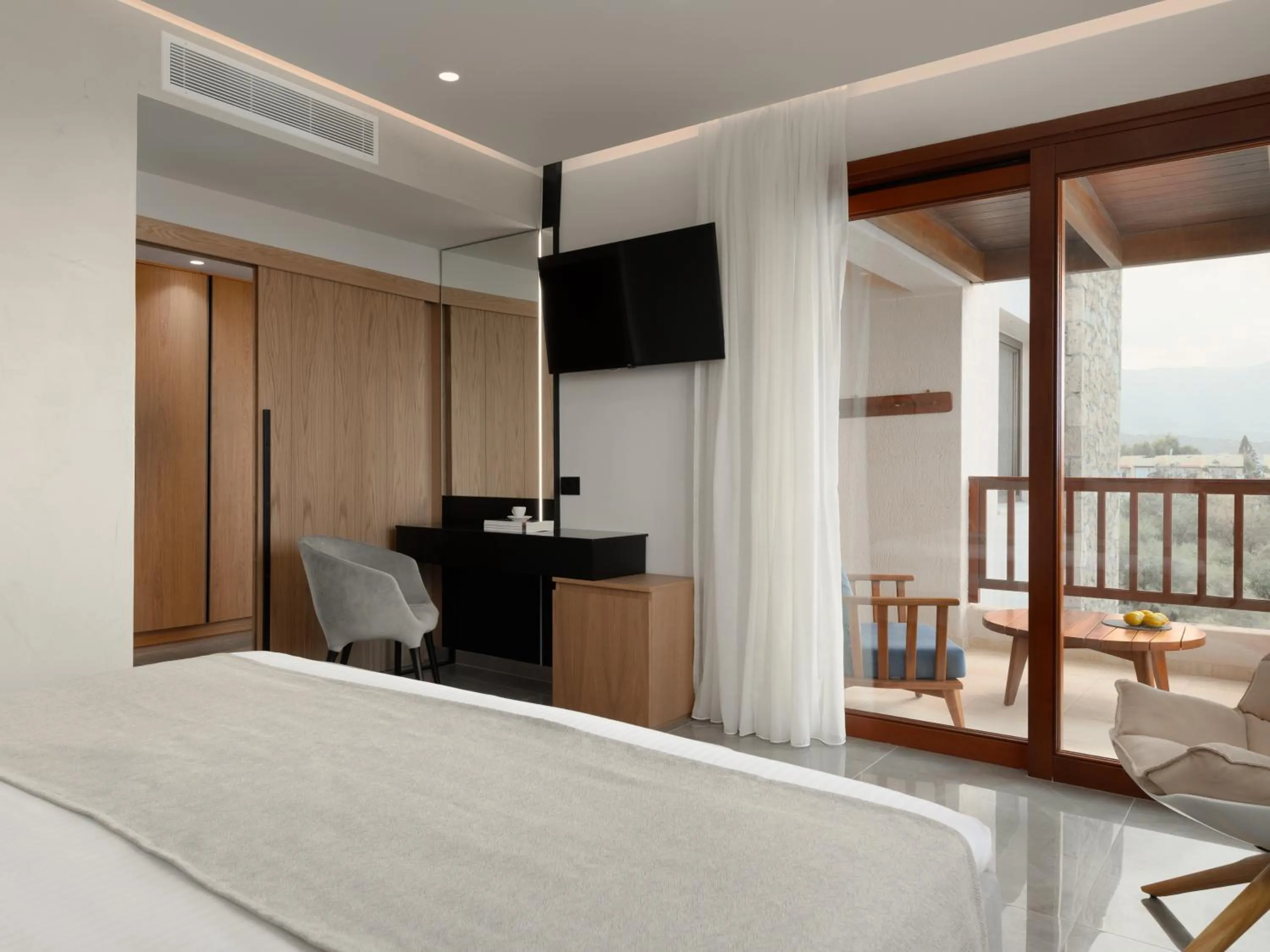 Bedroom, Bed in Ikaros Beach, Luxury Resort & Spa - Adults Only