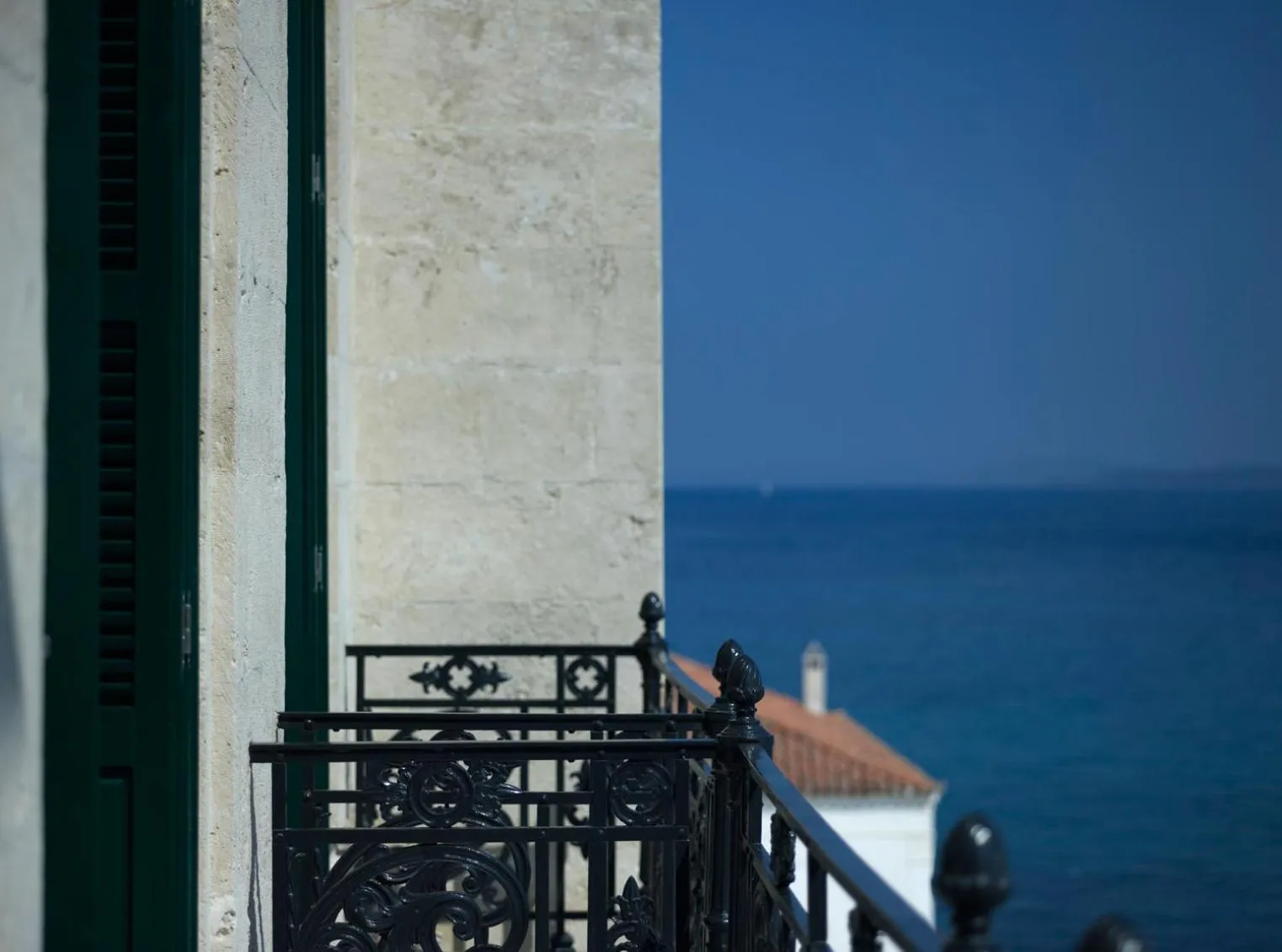 Balcony/Terrace in Poseidonion Grand Hotel