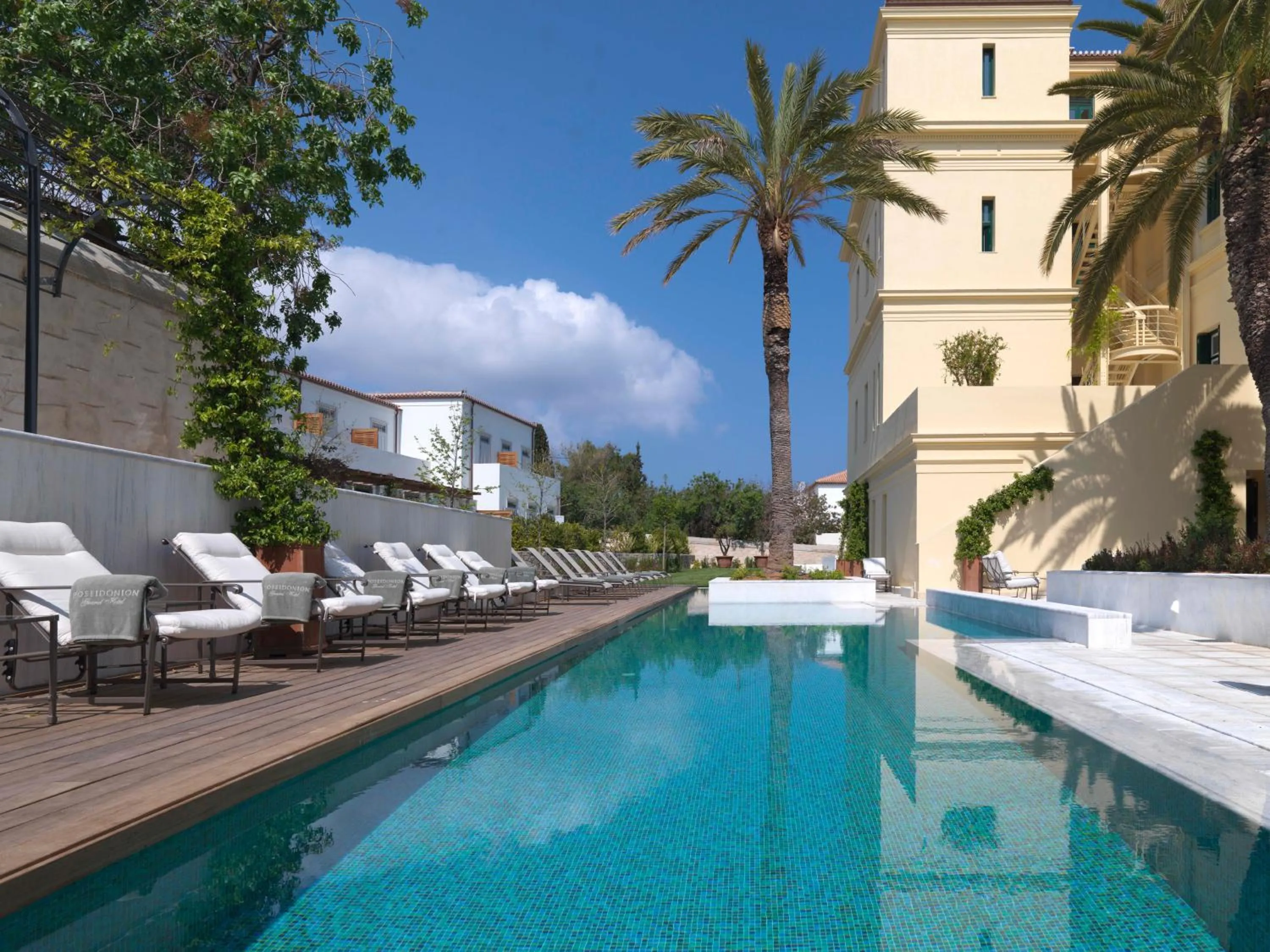 Property building in Poseidonion Grand Hotel