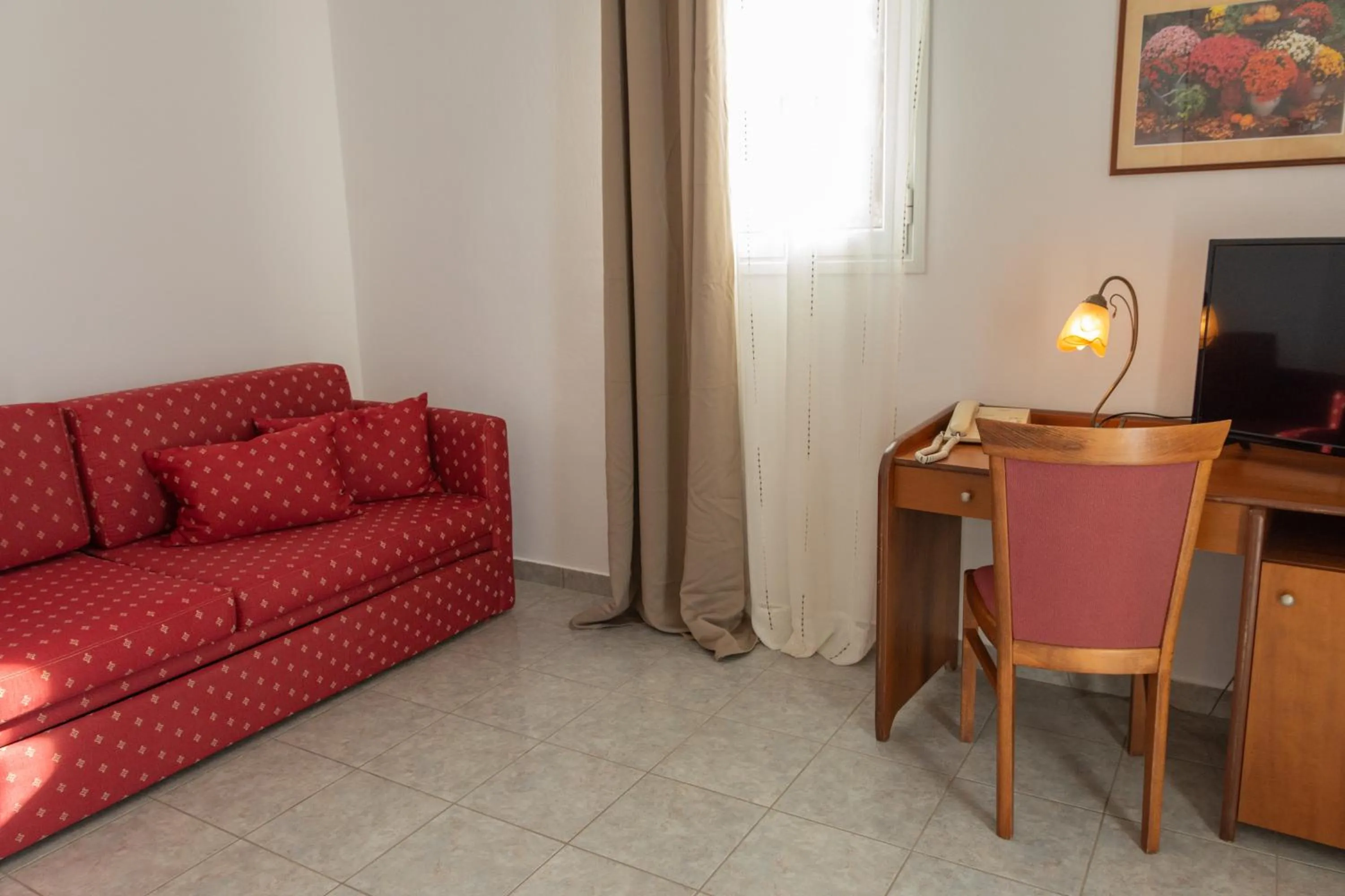 Seating area in Fragoulis Village