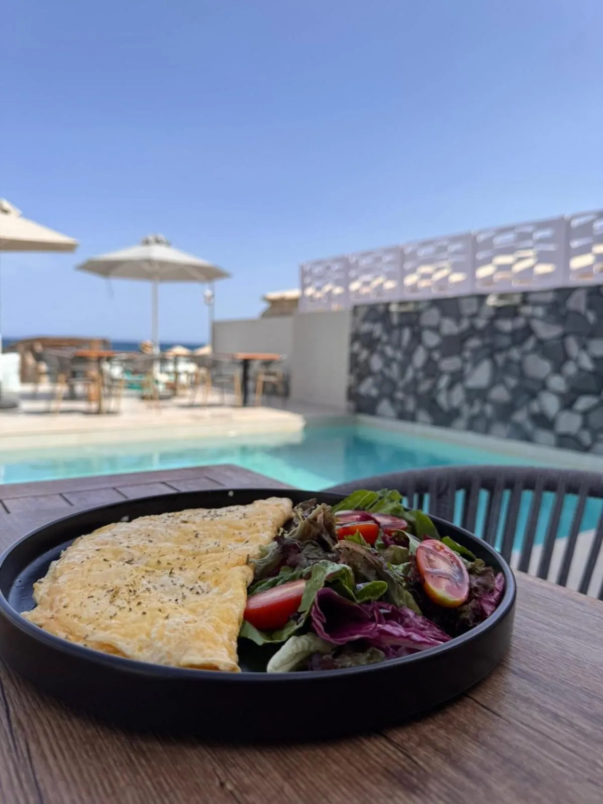 Breakfast in Τhe Noverian Antama Organic Beach Resort Chania with Outdoor Heated Pool