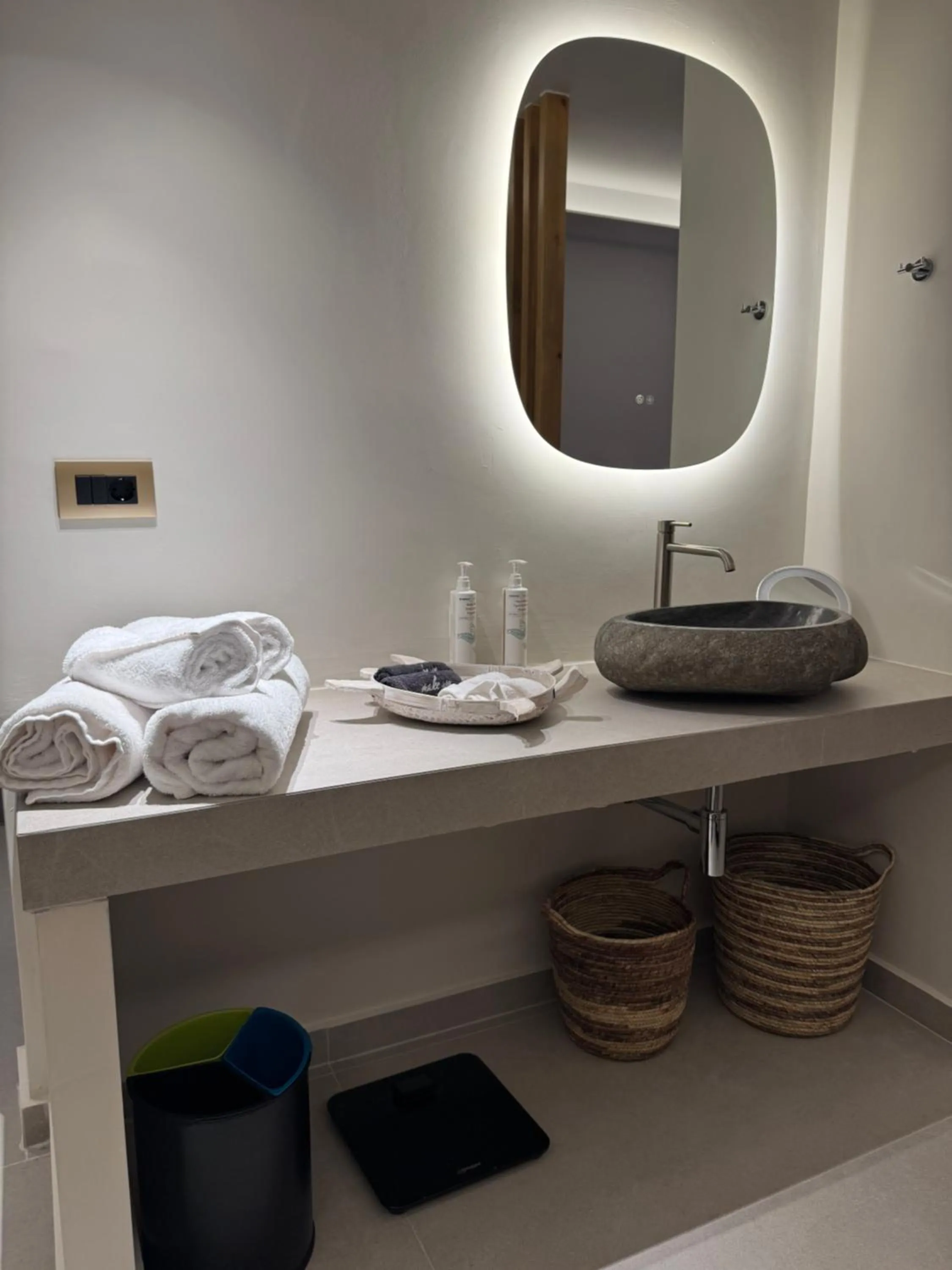 Bathroom in Τhe Noverian Antama Organic Beach Resort Chania