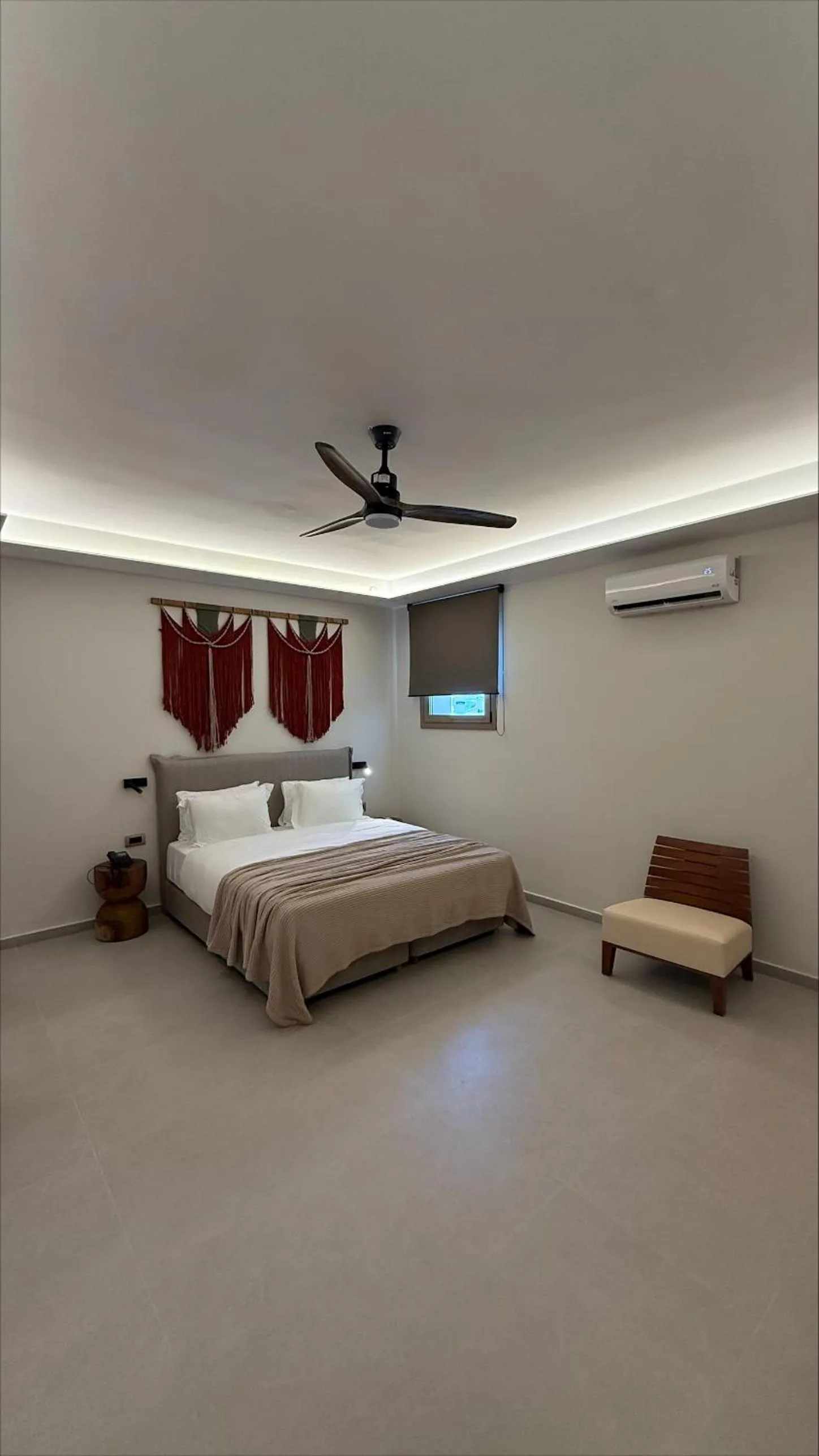 Bedroom, Bed in Τhe Noverian Antama Organic Beach Resort Chania with Outdoor Heated Pool