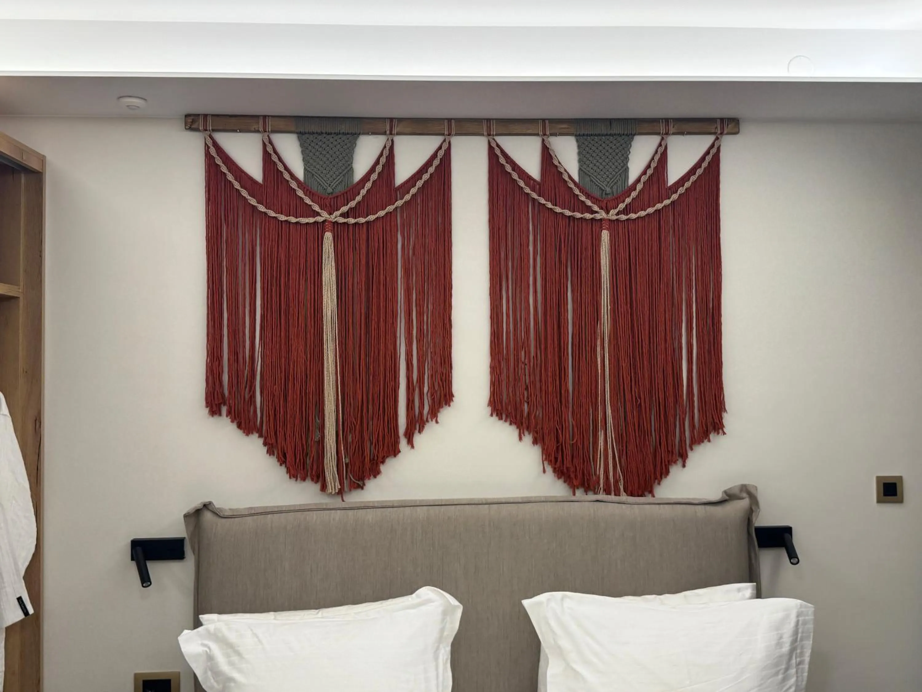 Bedroom, Bed in Τhe Noverian Antama Organic Beach Resort Chania