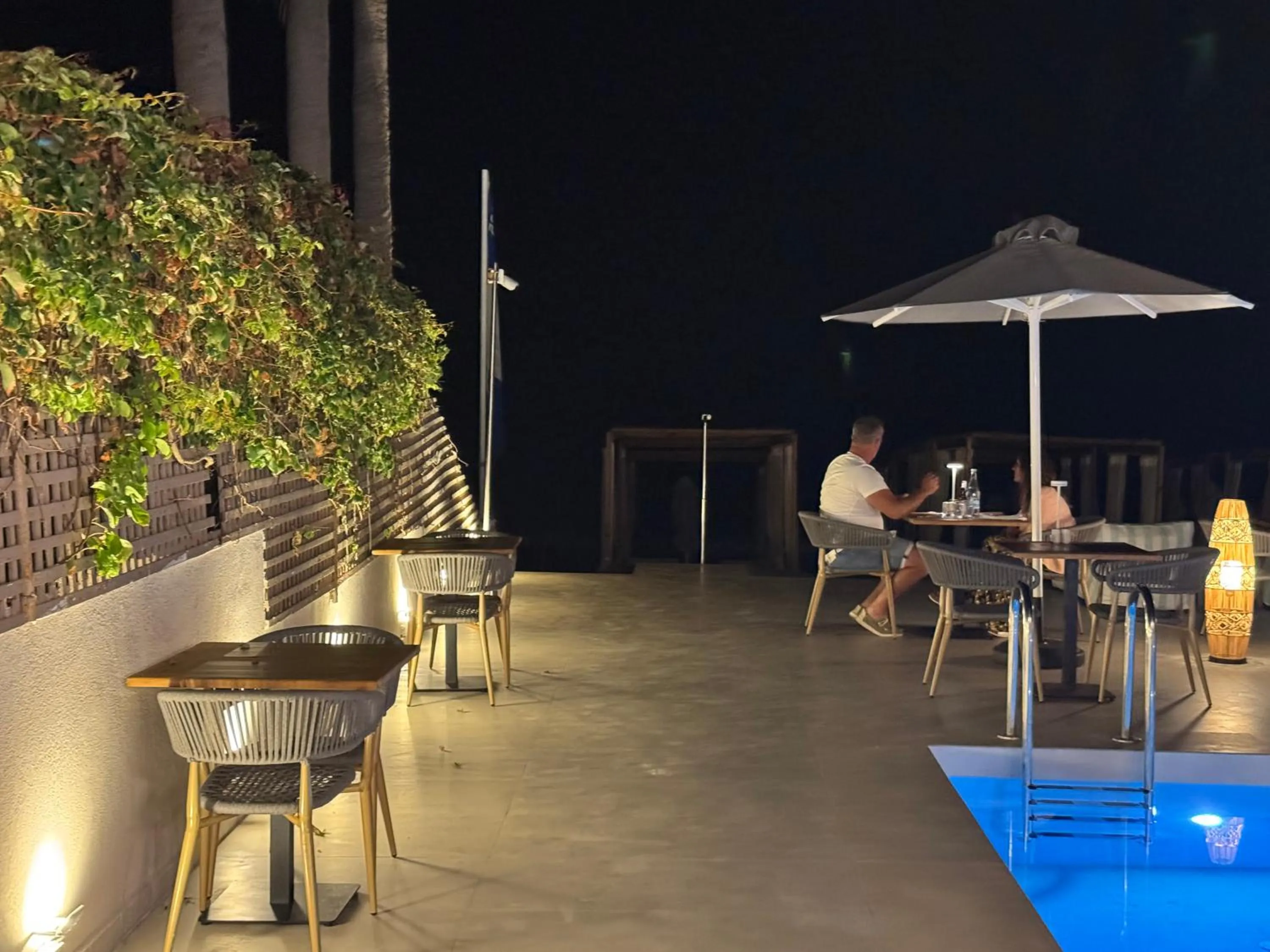 Swimming pool in Τhe Noverian Antama Organic Beach Resort Chania