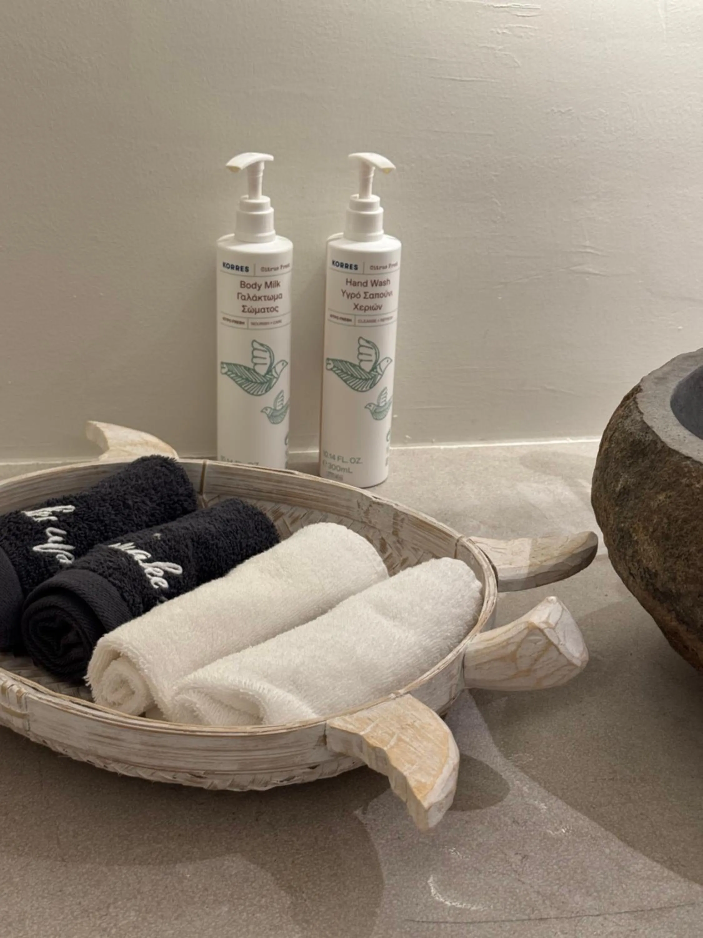 Bedroom in Τhe Noverian Antama Organic Beach Resort Chania