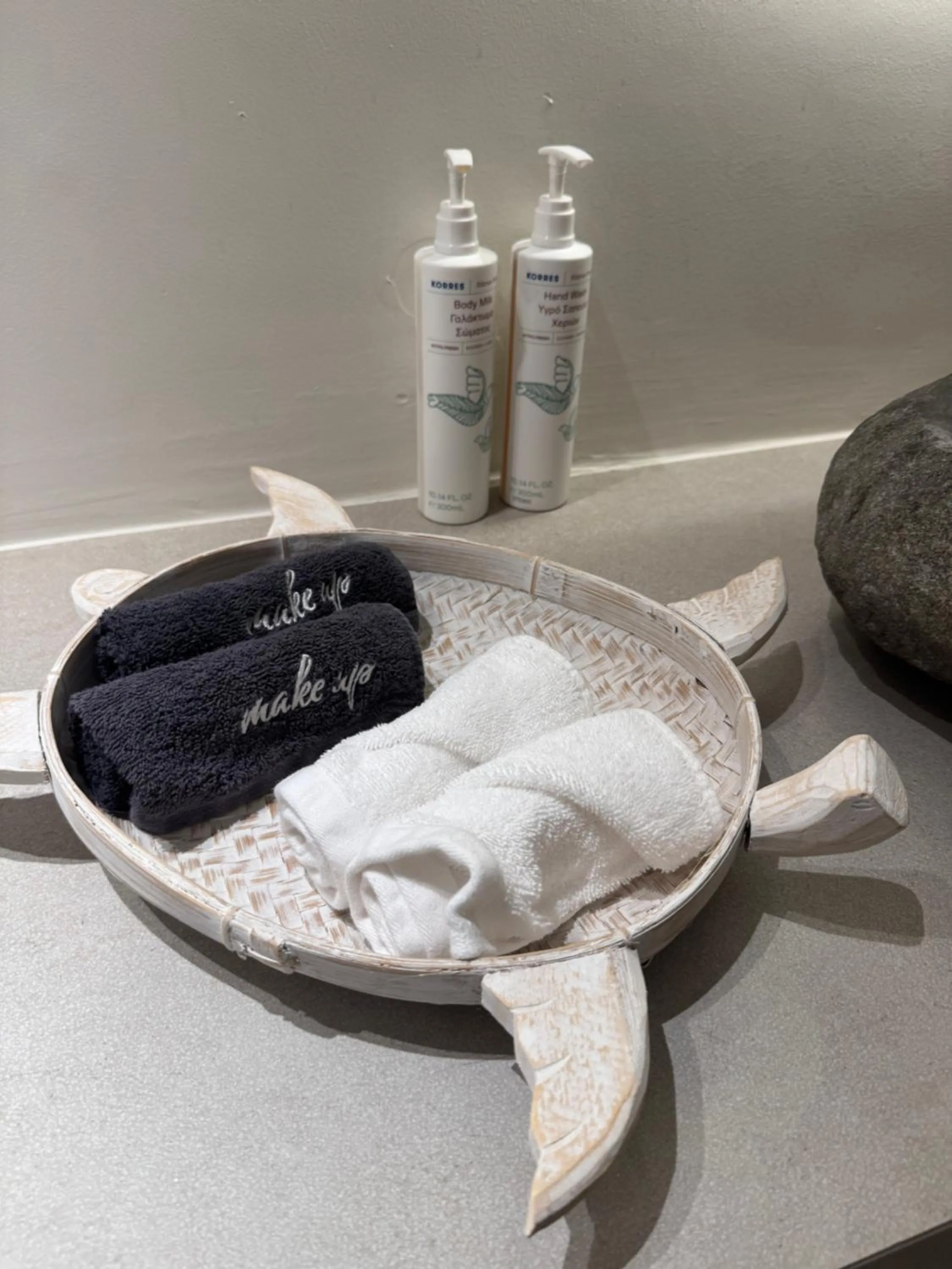 Bathroom in Τhe Noverian Antama Organic Beach Resort Chania