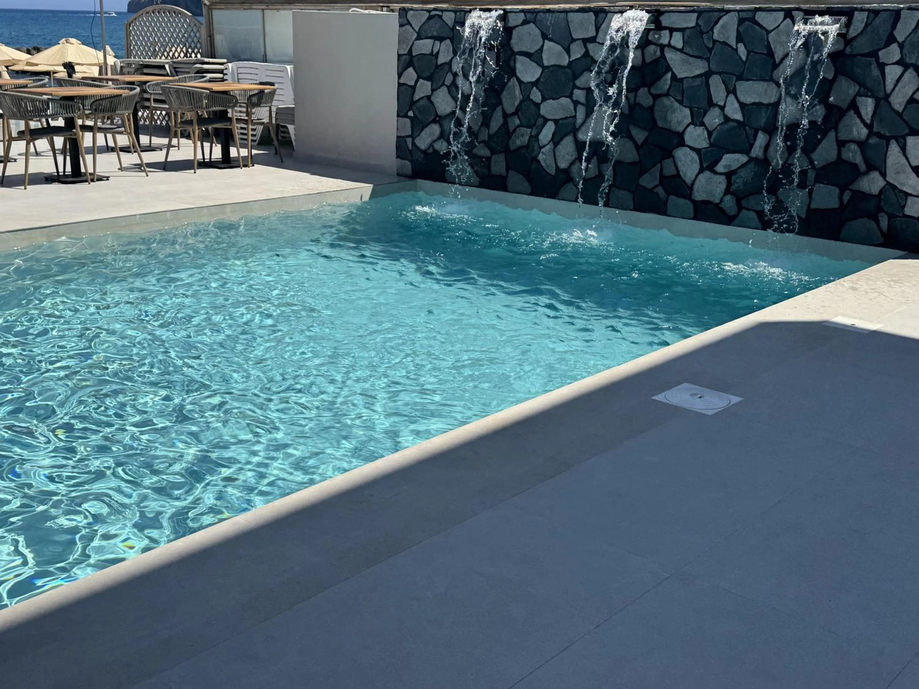 Swimming pool in Τhe Noverian Antama Organic Beach Resort Chania