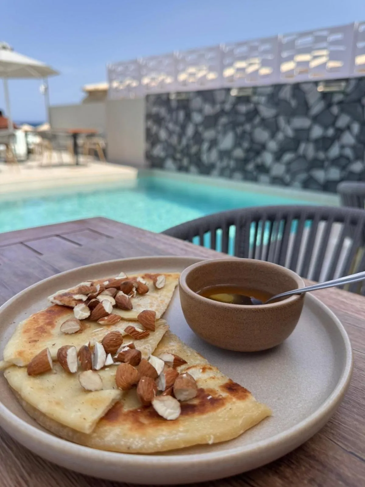Breakfast in Τhe Noverian Antama Organic Beach Resort Chania with Outdoor Heated Pool