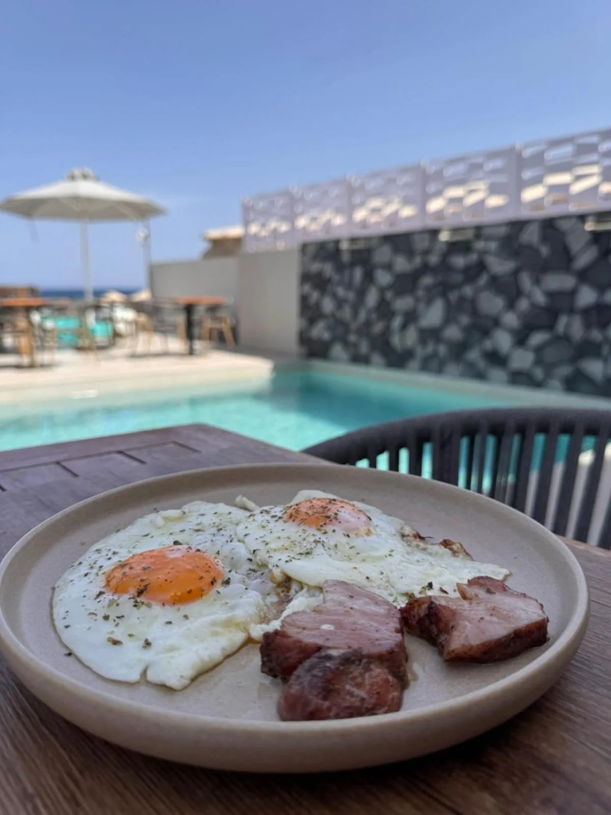 Breakfast in Τhe Noverian Antama Organic Beach Resort Chania with Outdoor Heated Pool