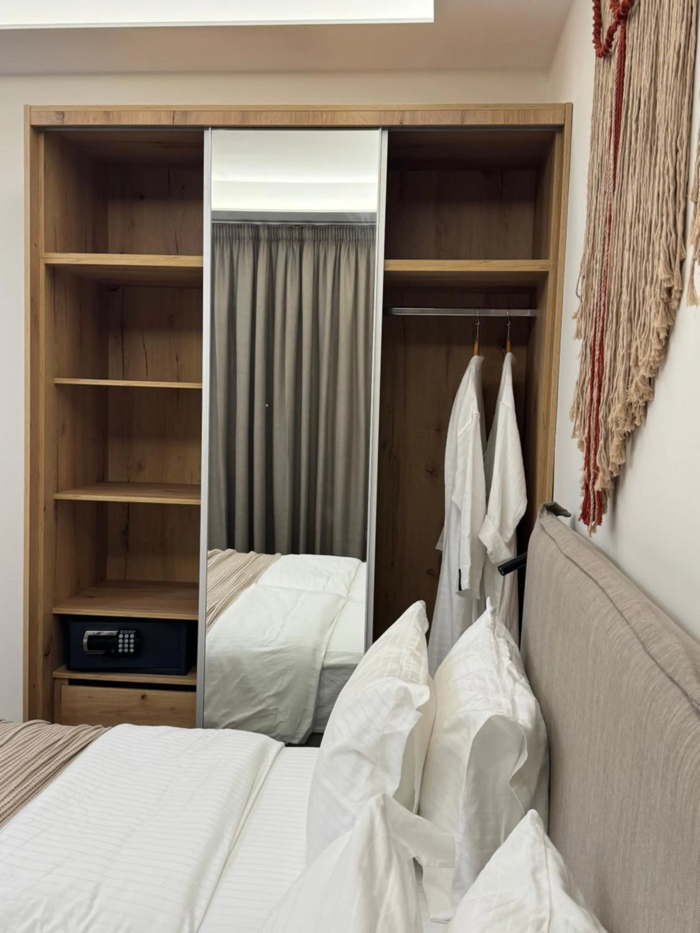 Bedroom, Bed in Τhe Noverian Antama Organic Beach Resort Chania