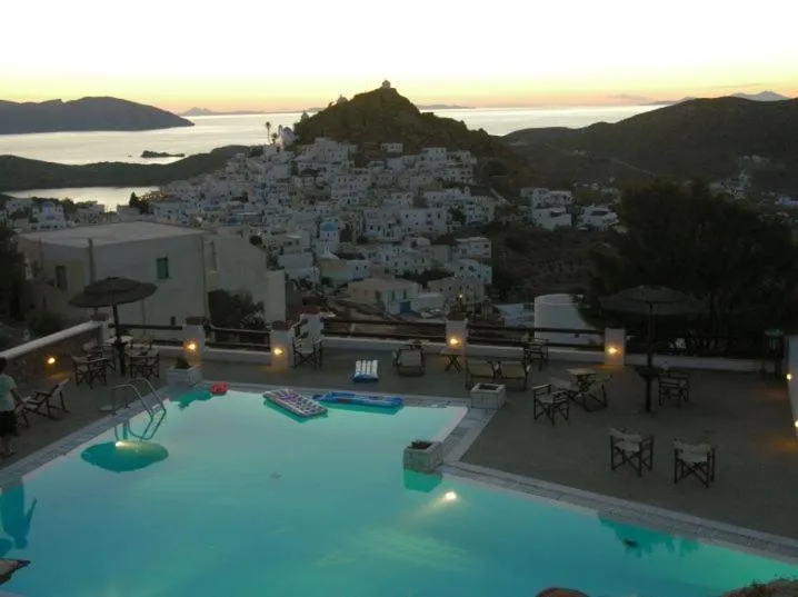 Swimming pool in Skala Sunset Hotel and spa