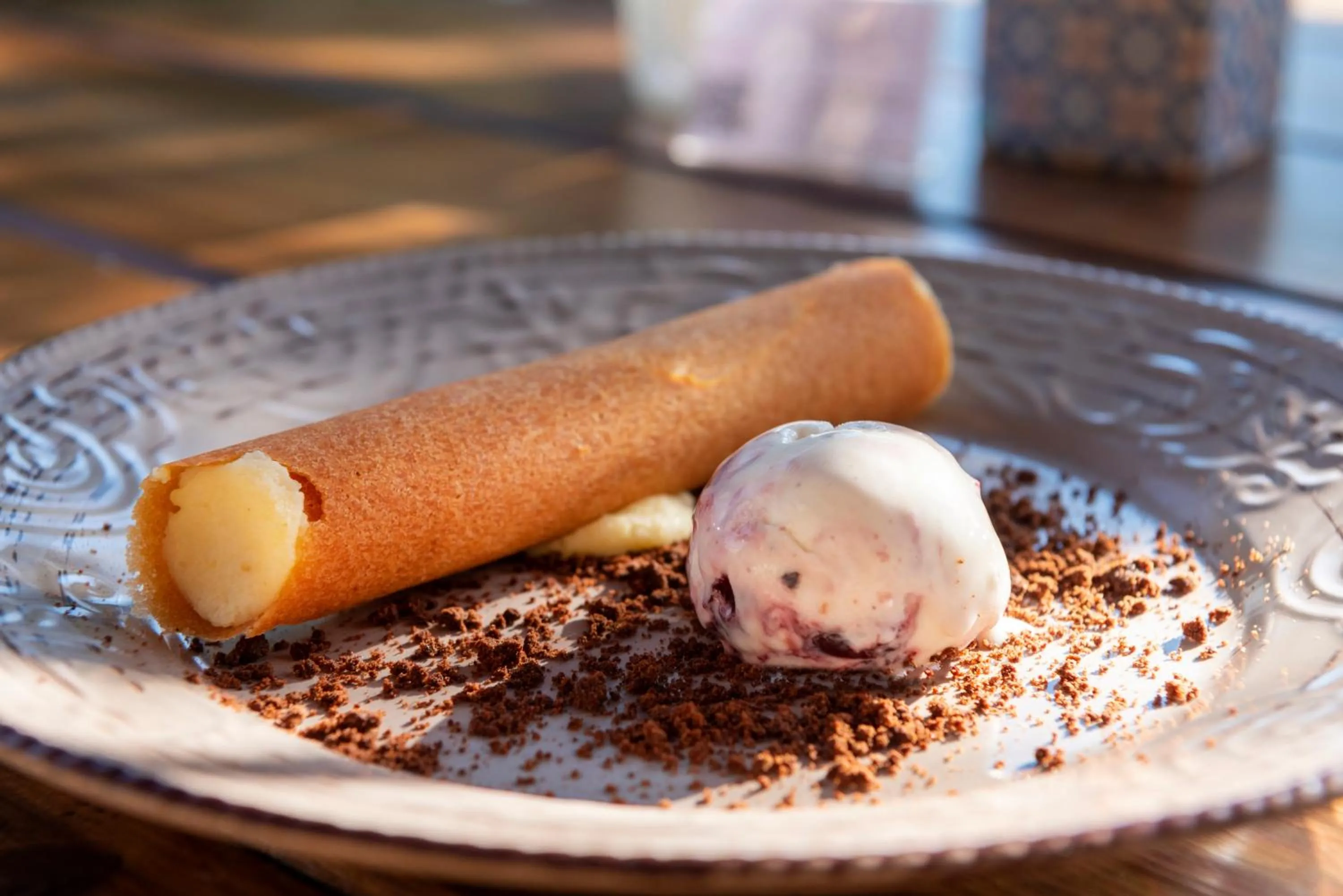 Food close-up in Parosland Hotel