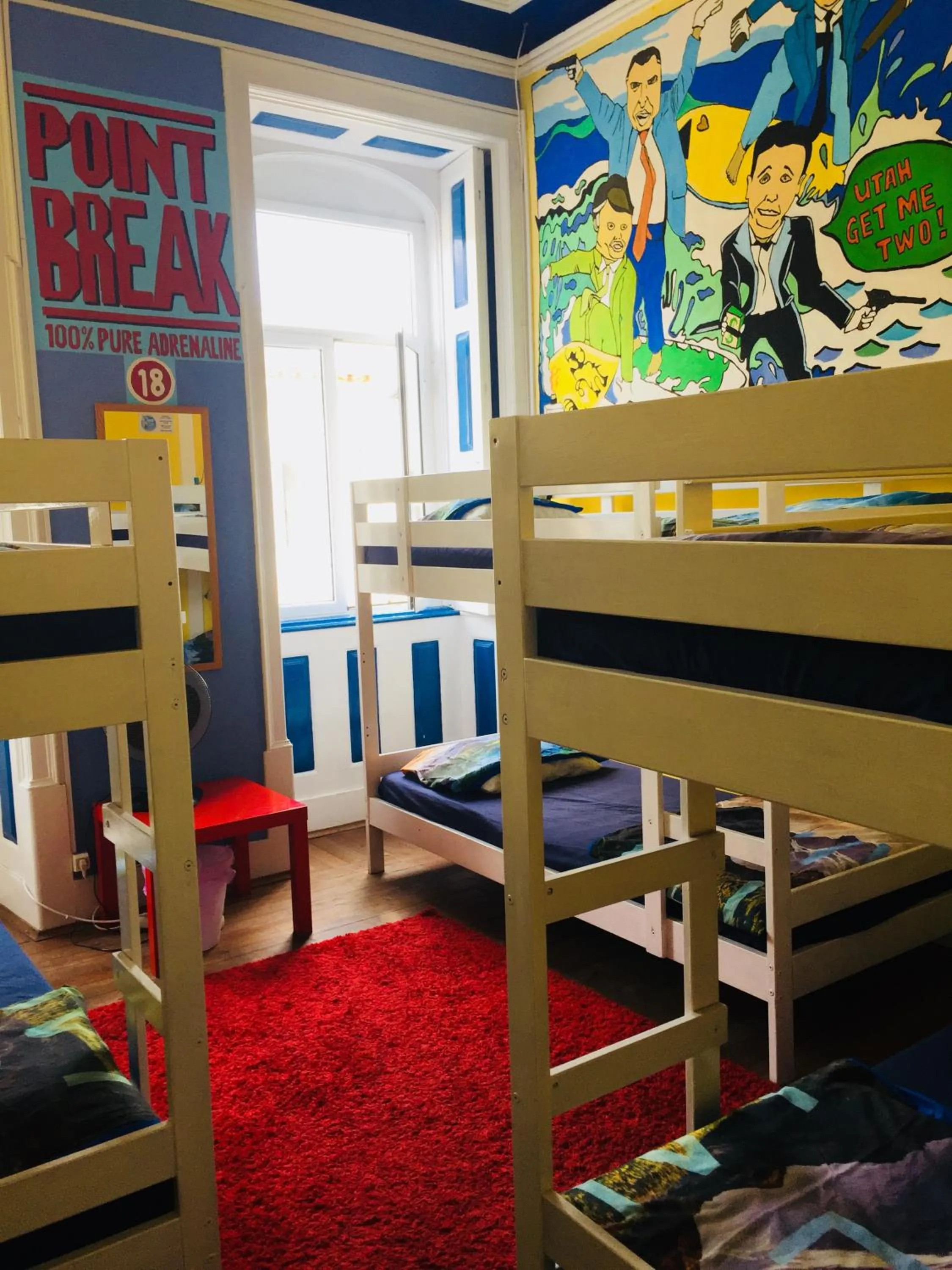 Bed in The Paintshop Hostel