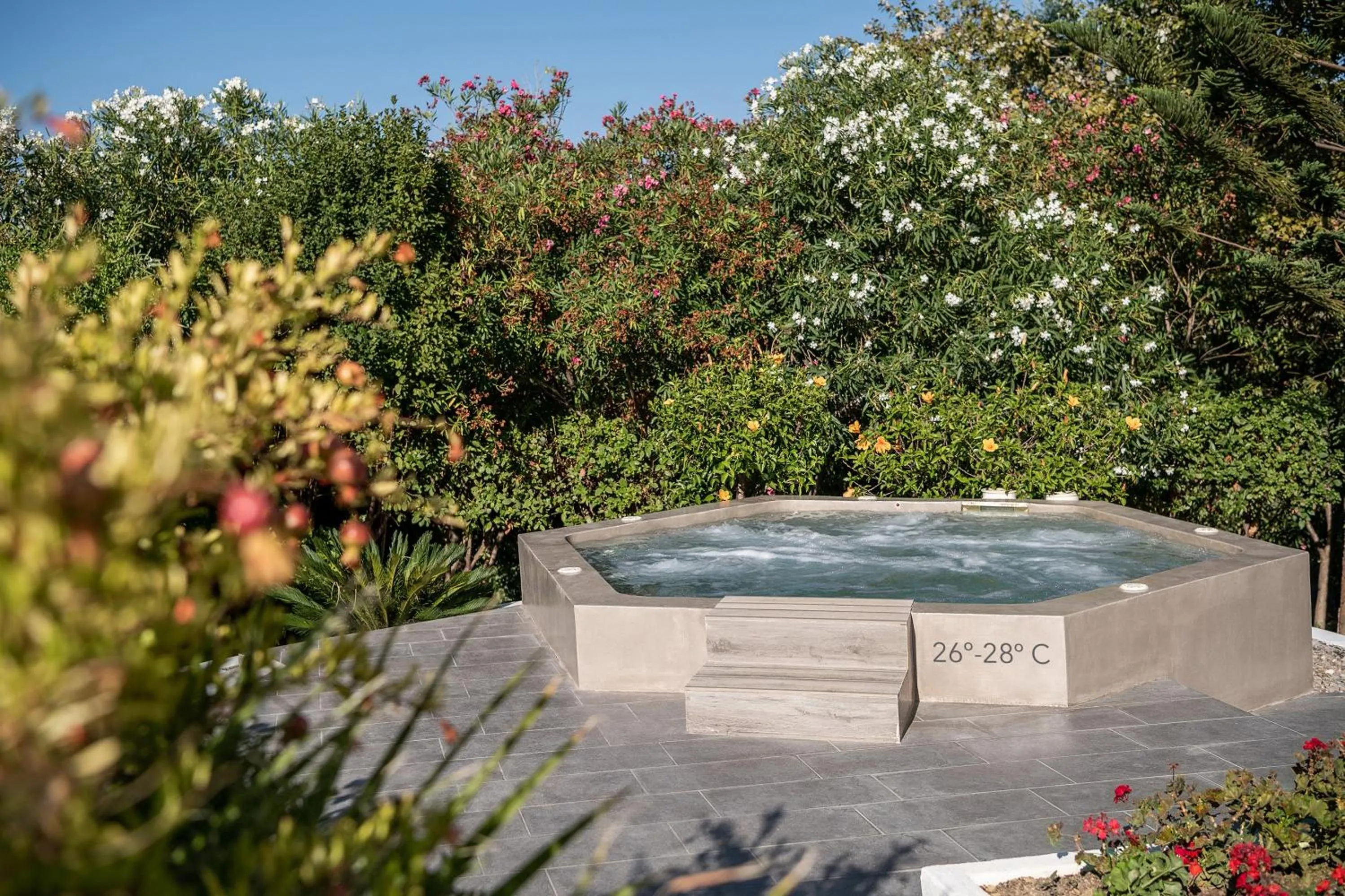 Hot Tub in Villa Life