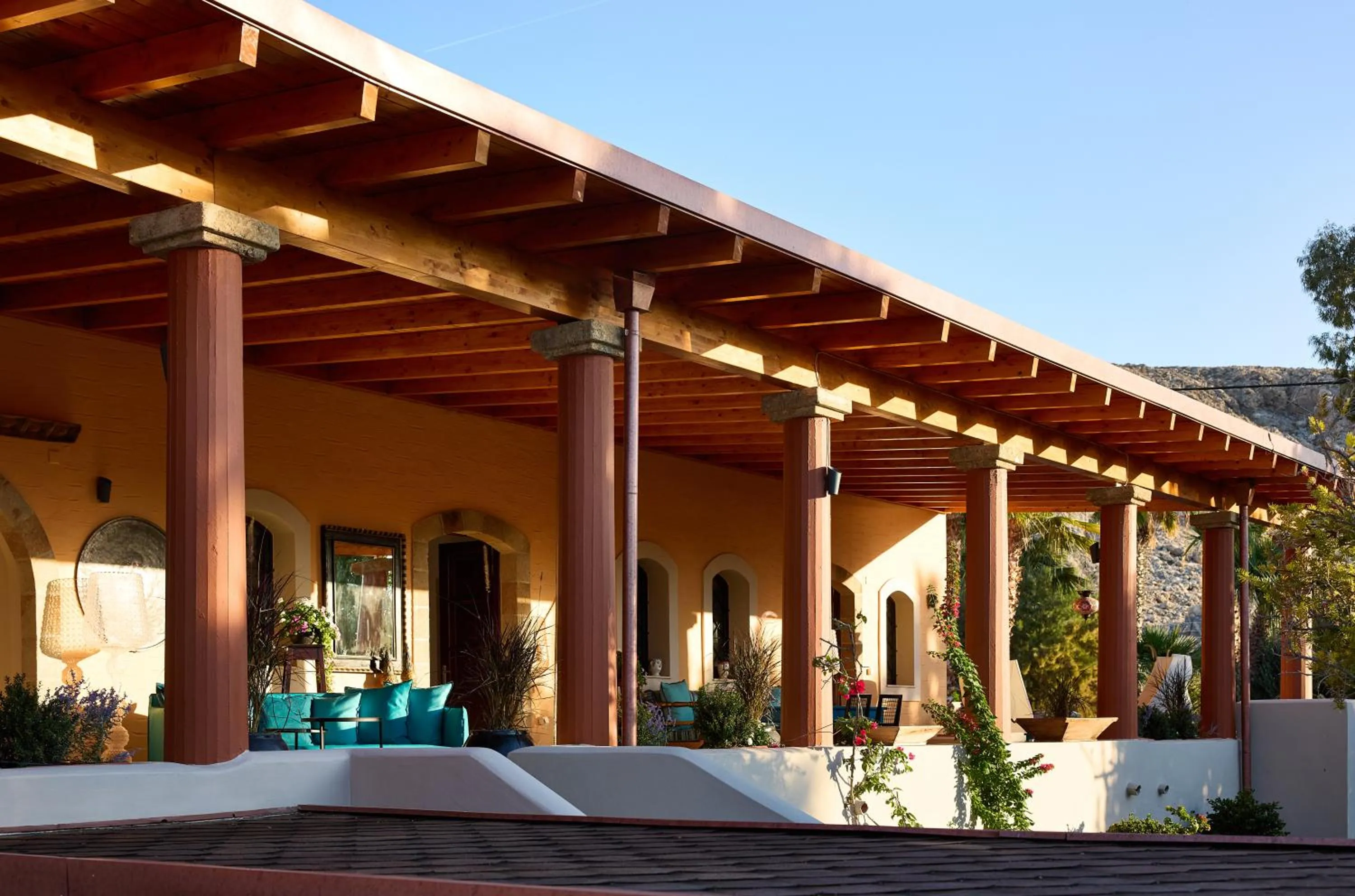 Patio in Aquagrand Artistic Luxury Beach Resort - Adults Only