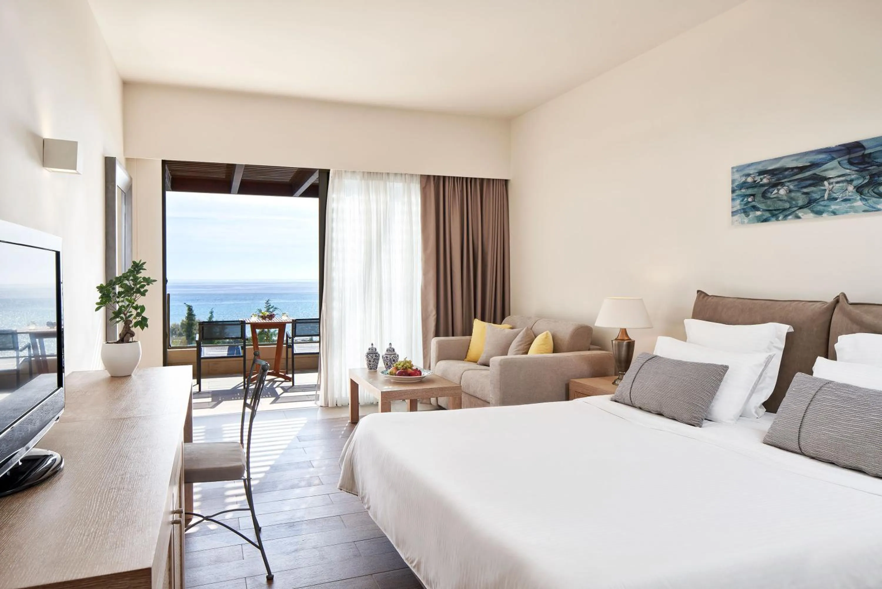 Bedroom, Bed in Aquagrand Artistic Luxury Beach Resort - Adults Only