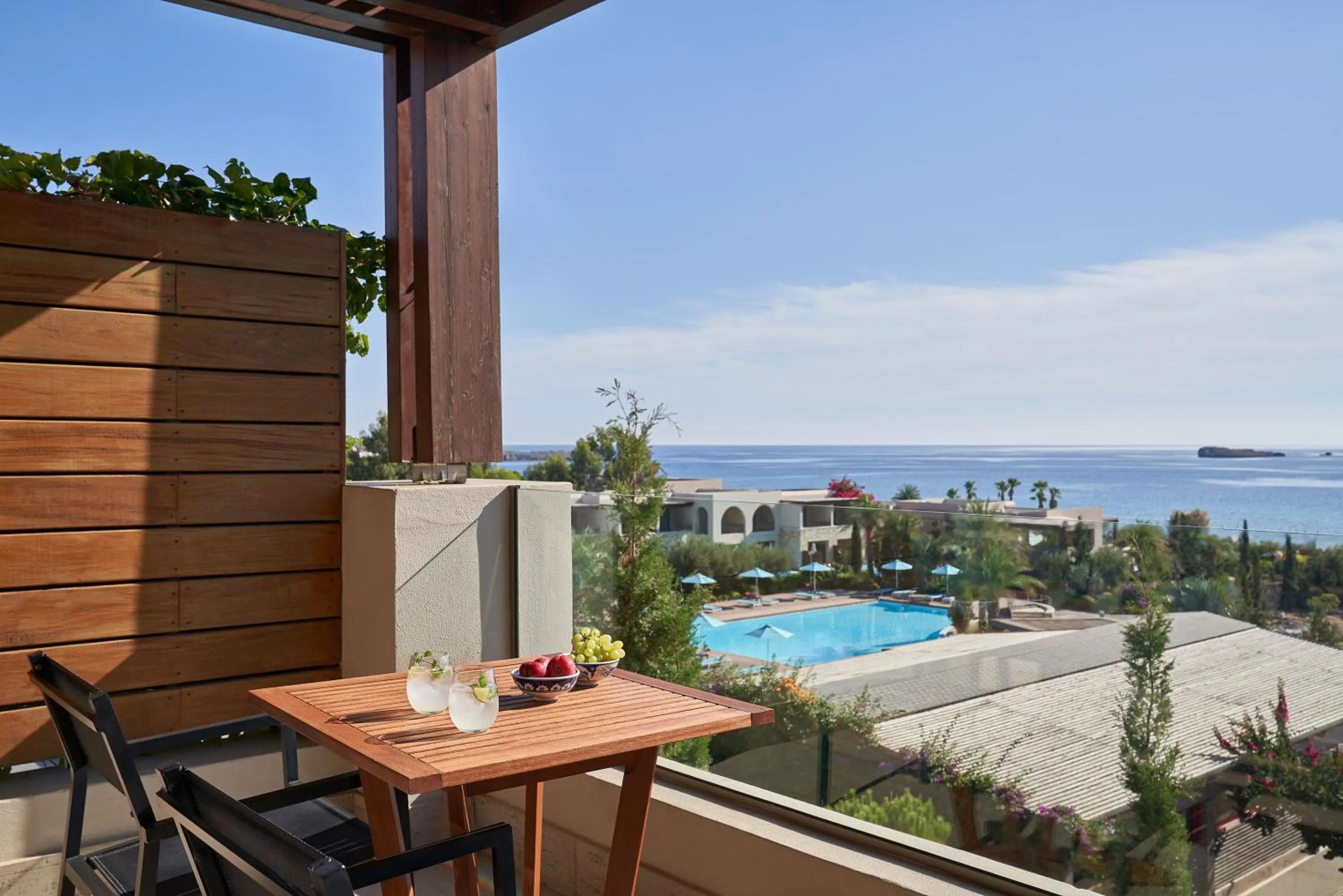 Balcony/Terrace in Aquagrand Artistic Luxury Beach Resort - Adults Only