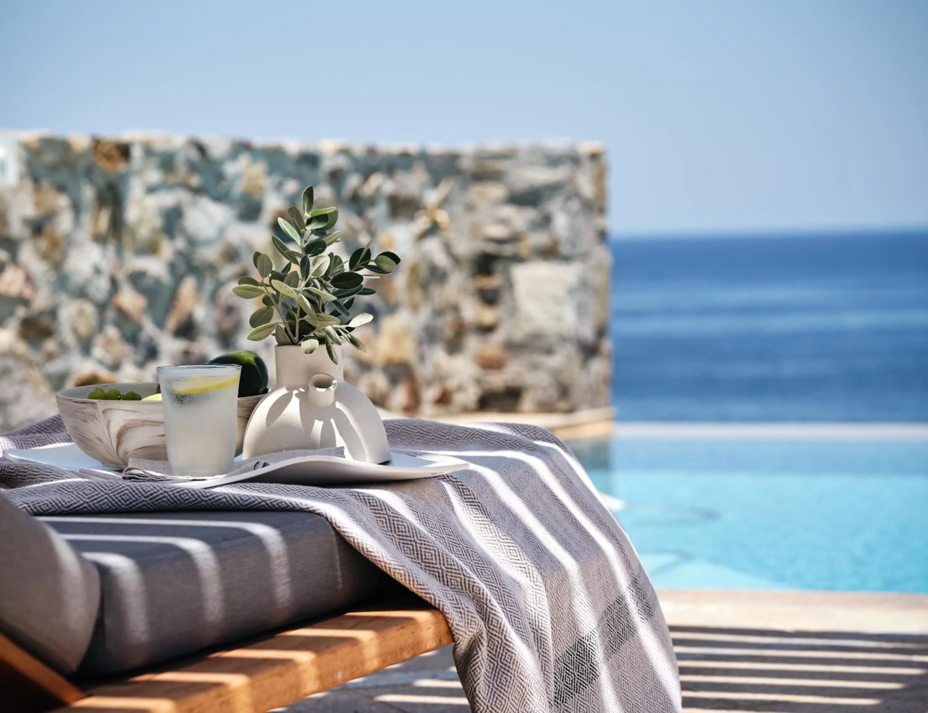 Swimming pool in The Royal Blue a Luxury Beach Resort