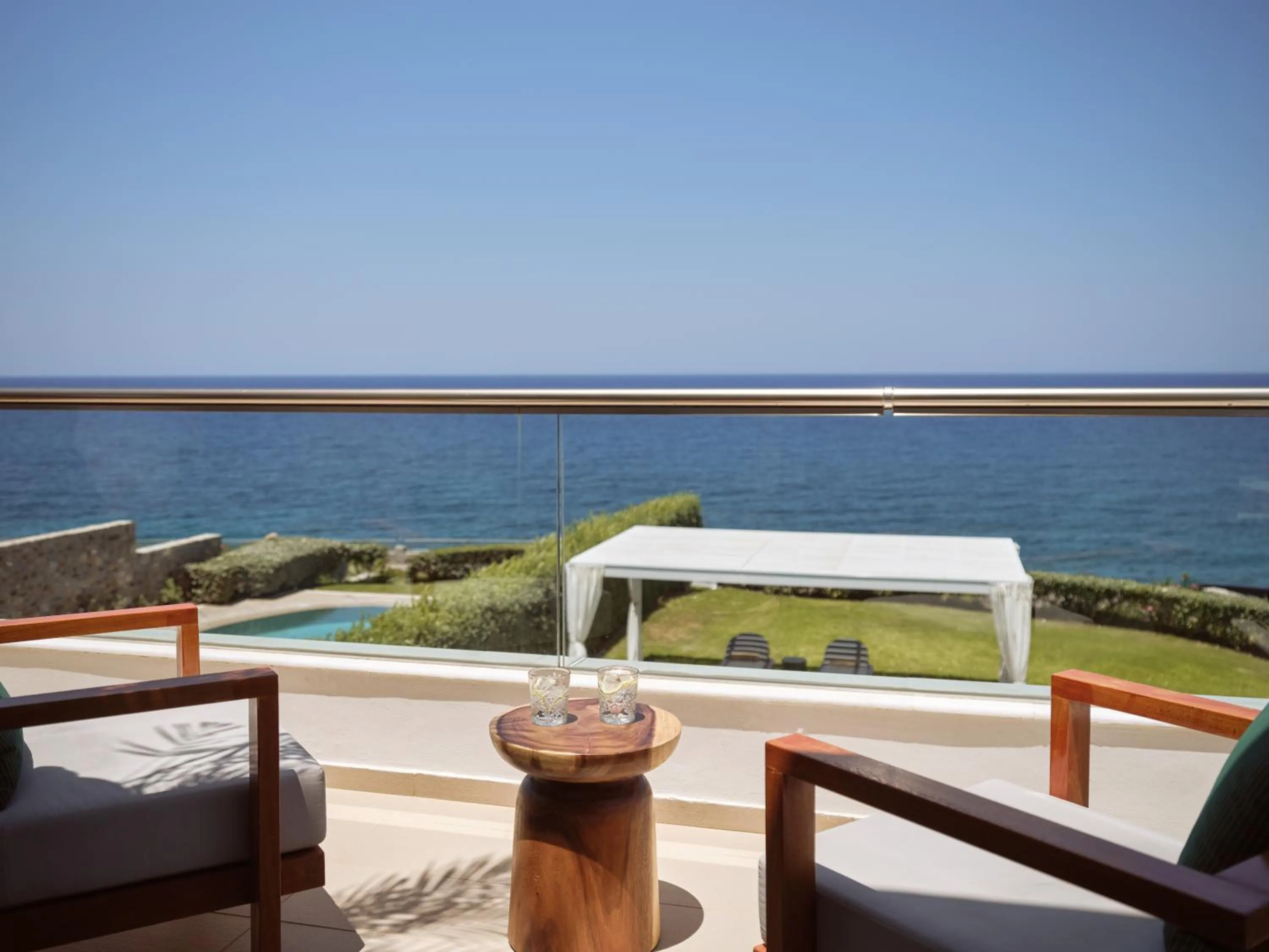 Balcony/Terrace in The Royal Blue a Luxury Beach Resort