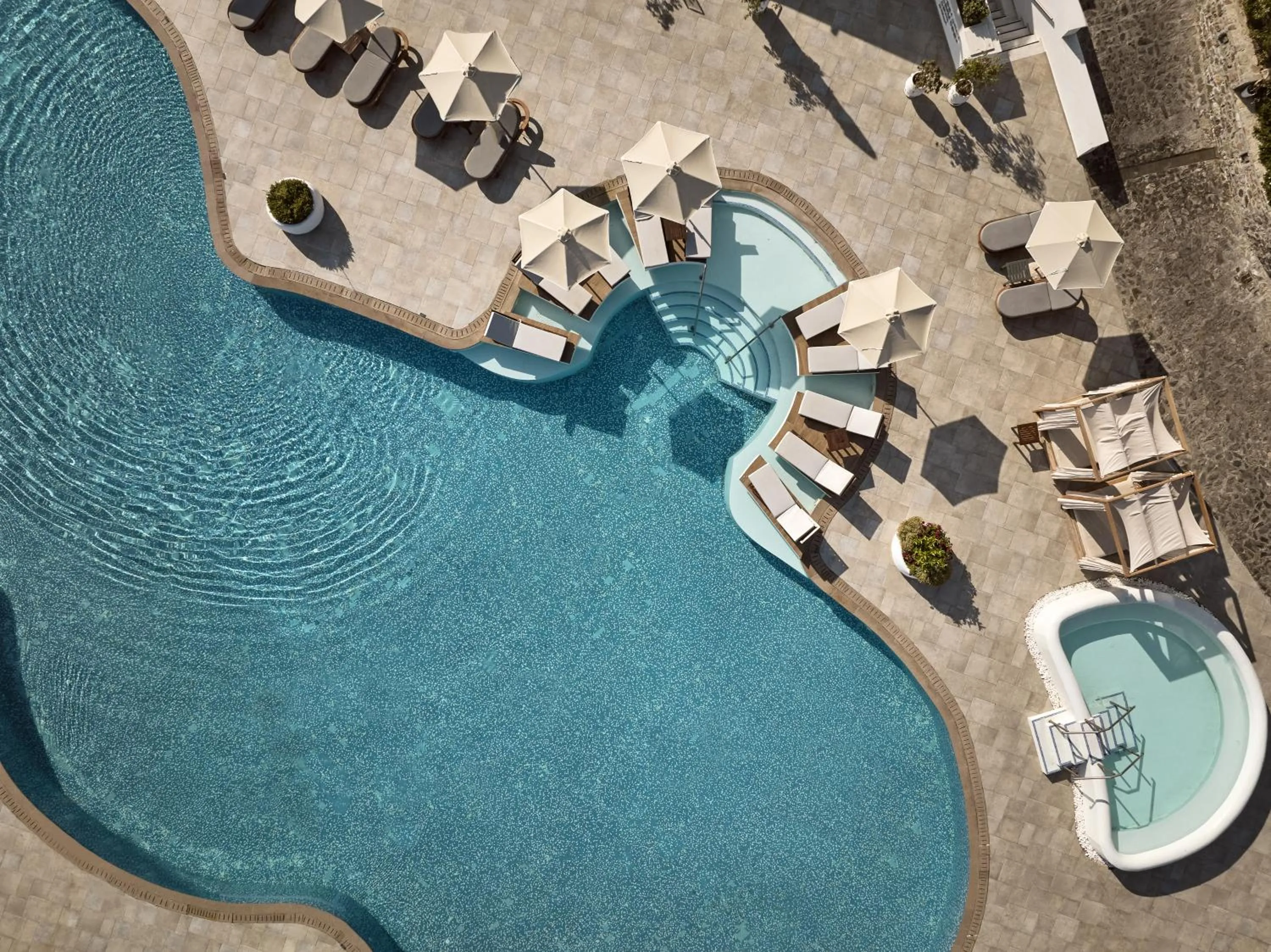 Swimming pool in The Royal Blue a Luxury Beach Resort