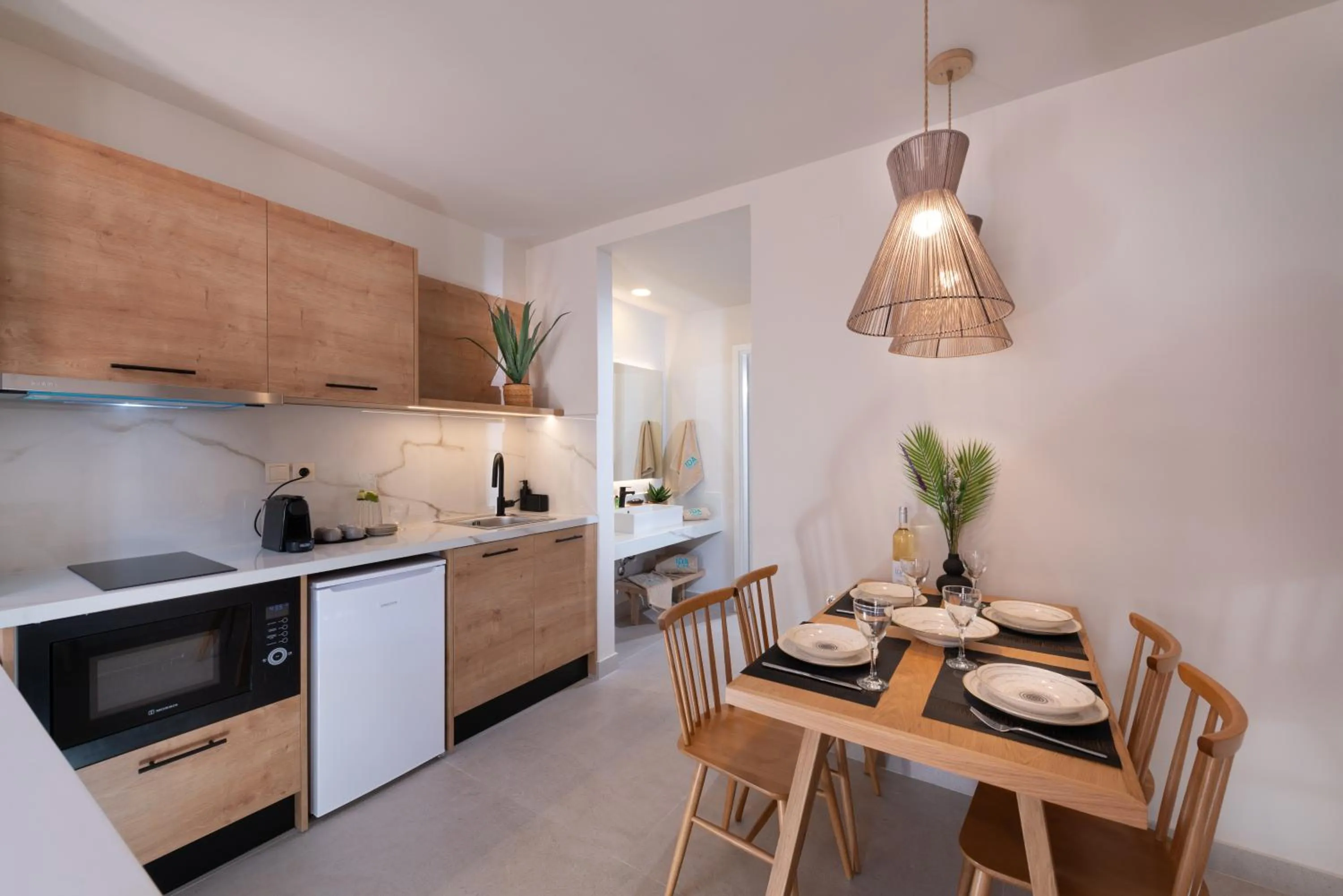 Kitchen or kitchenette in Ida Village