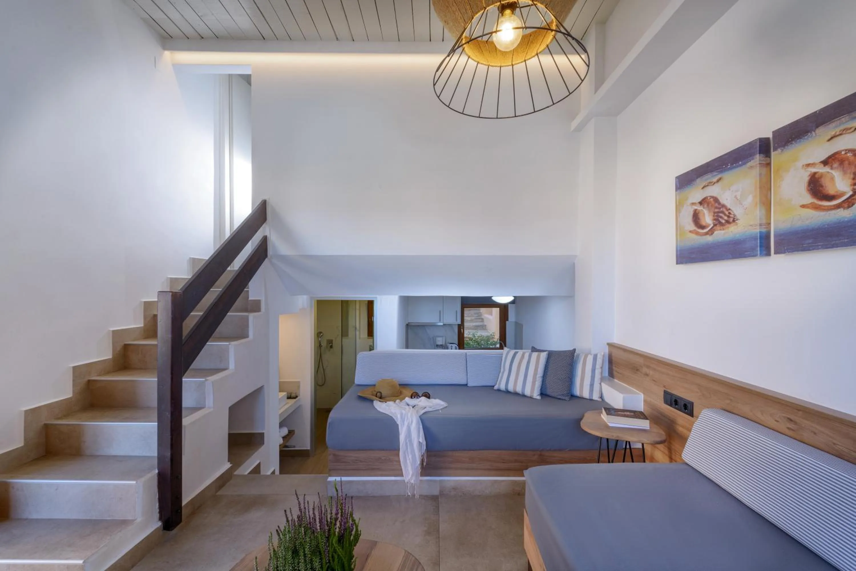 Seating area in Ida Village