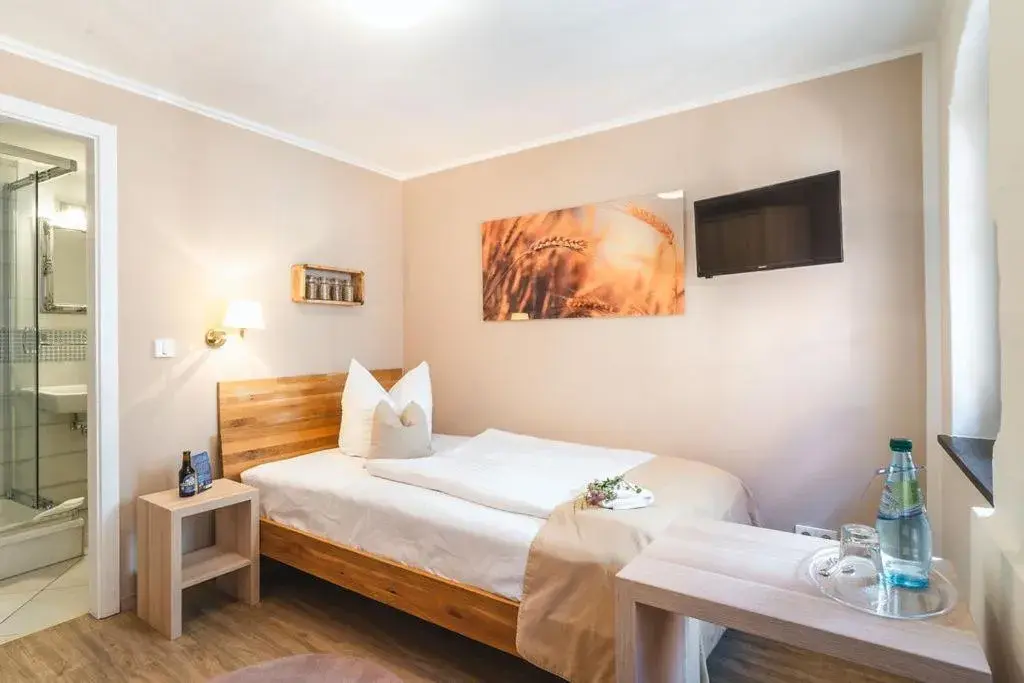 Single Room with Bathroom in Pirnscher Hof - Hotel Garni Single Room with Bathroom in Pirnscher Hof - Hotel Garni