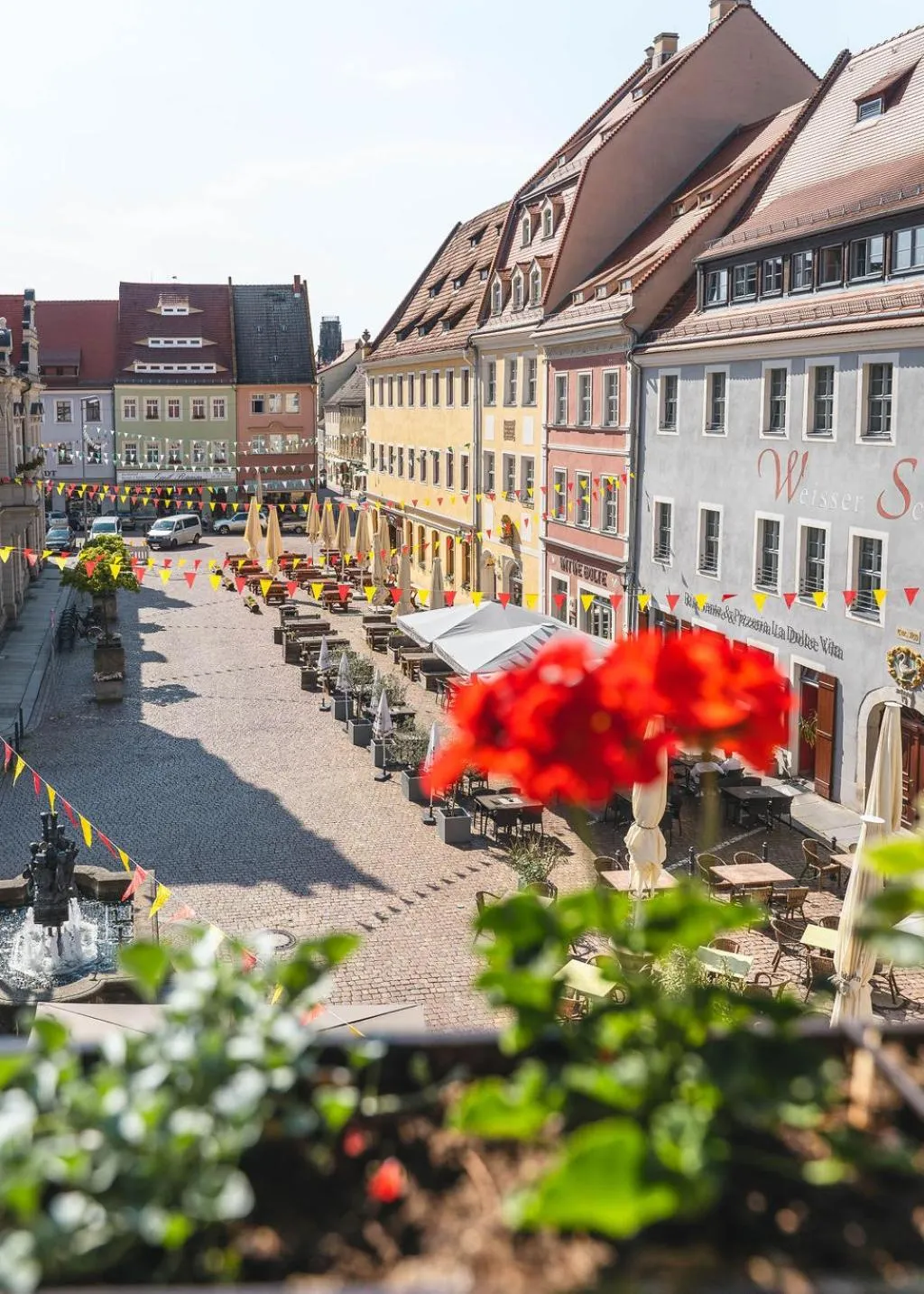City view in Pirnscher Hof - Hotel Garni