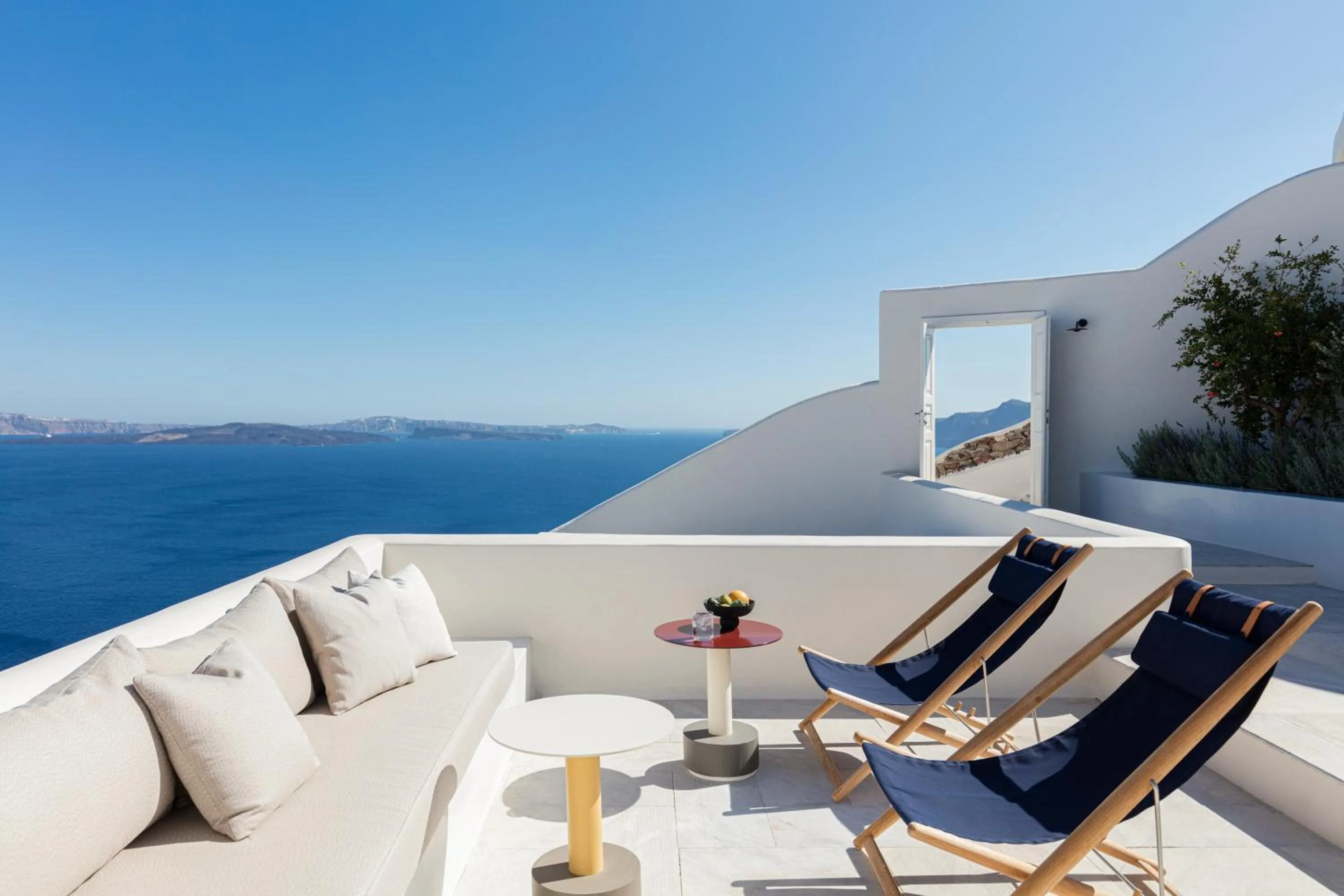 Patio in Canaves Oia Suites - Small Luxury Hotels of the World