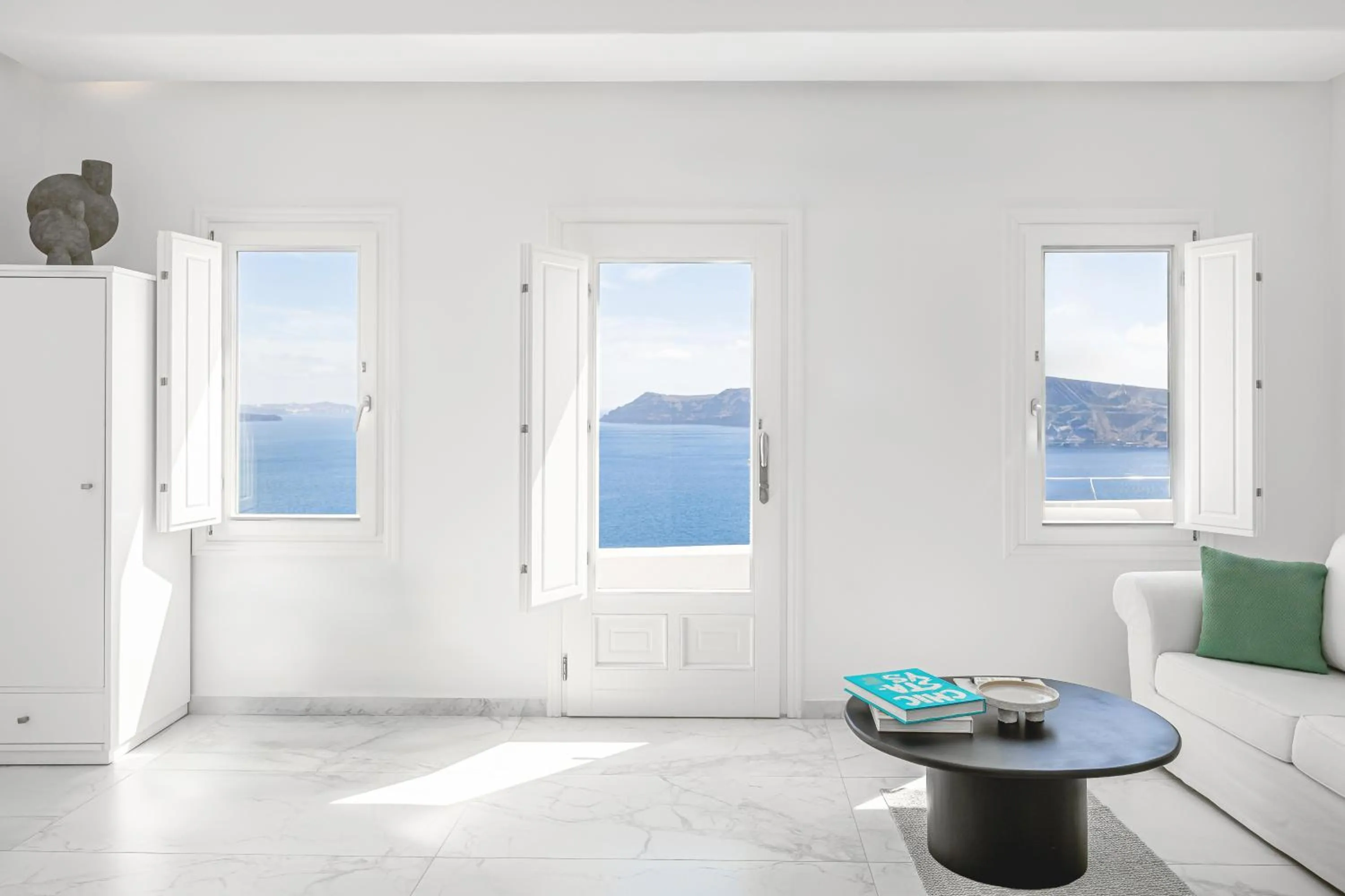 Living room in Canaves Oia Suites - Small Luxury Hotels of the World