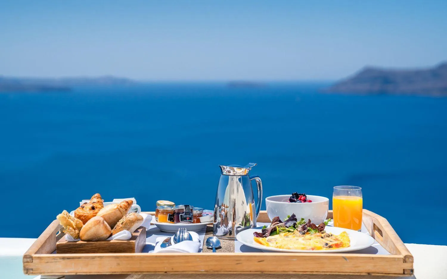 Breakfast in Canaves Oia Suites - Small Luxury Hotels of the World