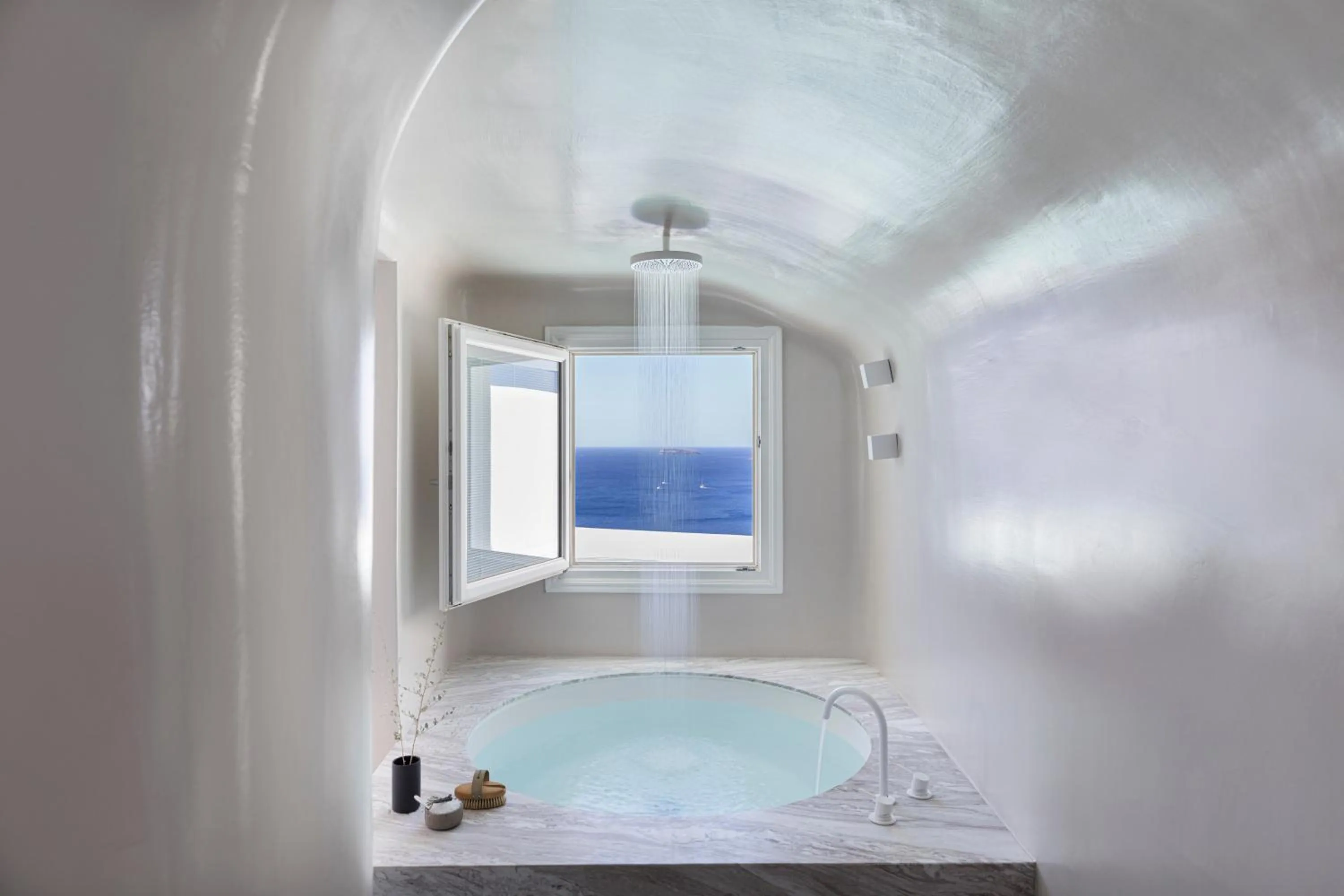 Bathroom in Canaves Oia Suites - Small Luxury Hotels of the World