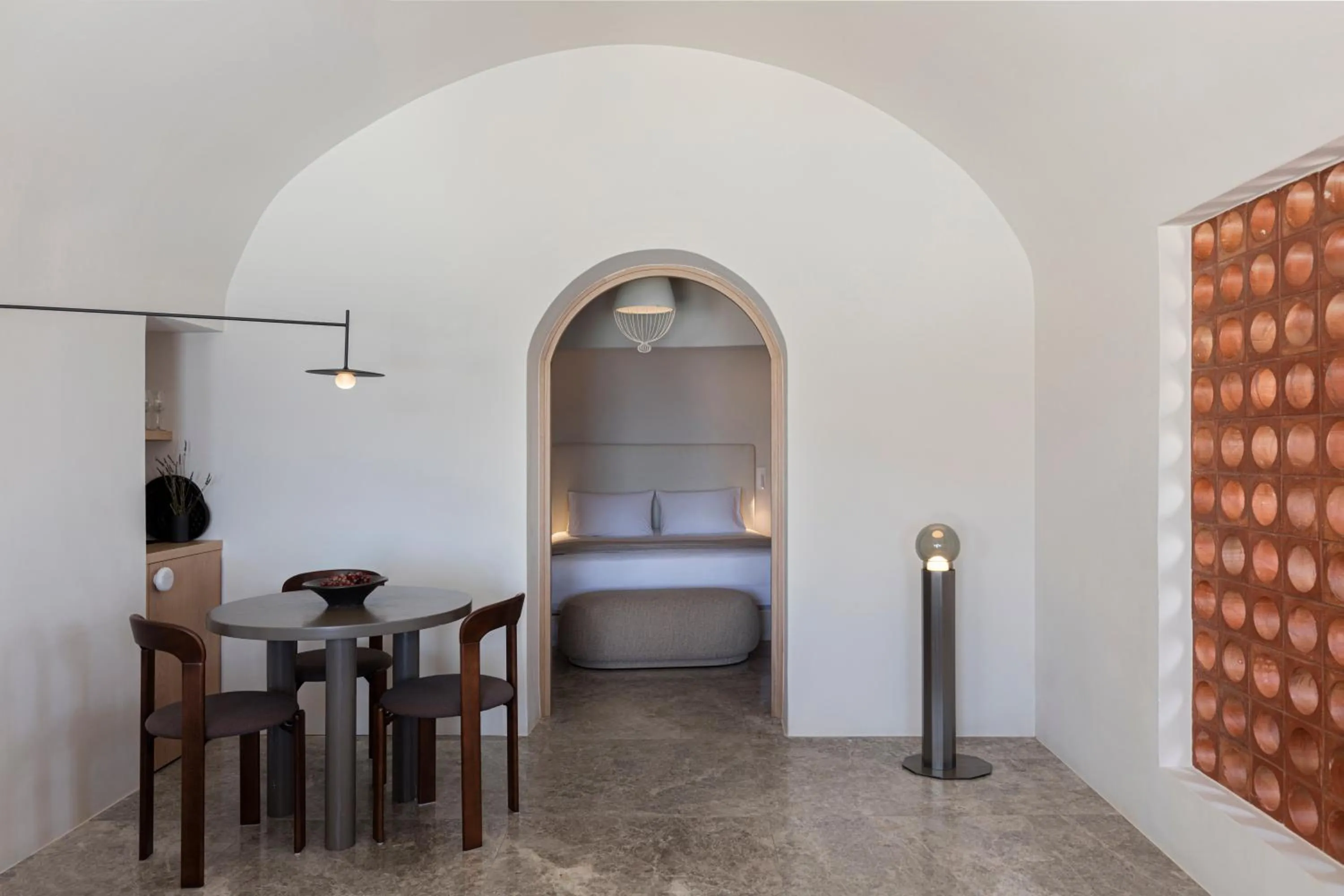 Bed in Canaves Oia Suites - Small Luxury Hotels of the World