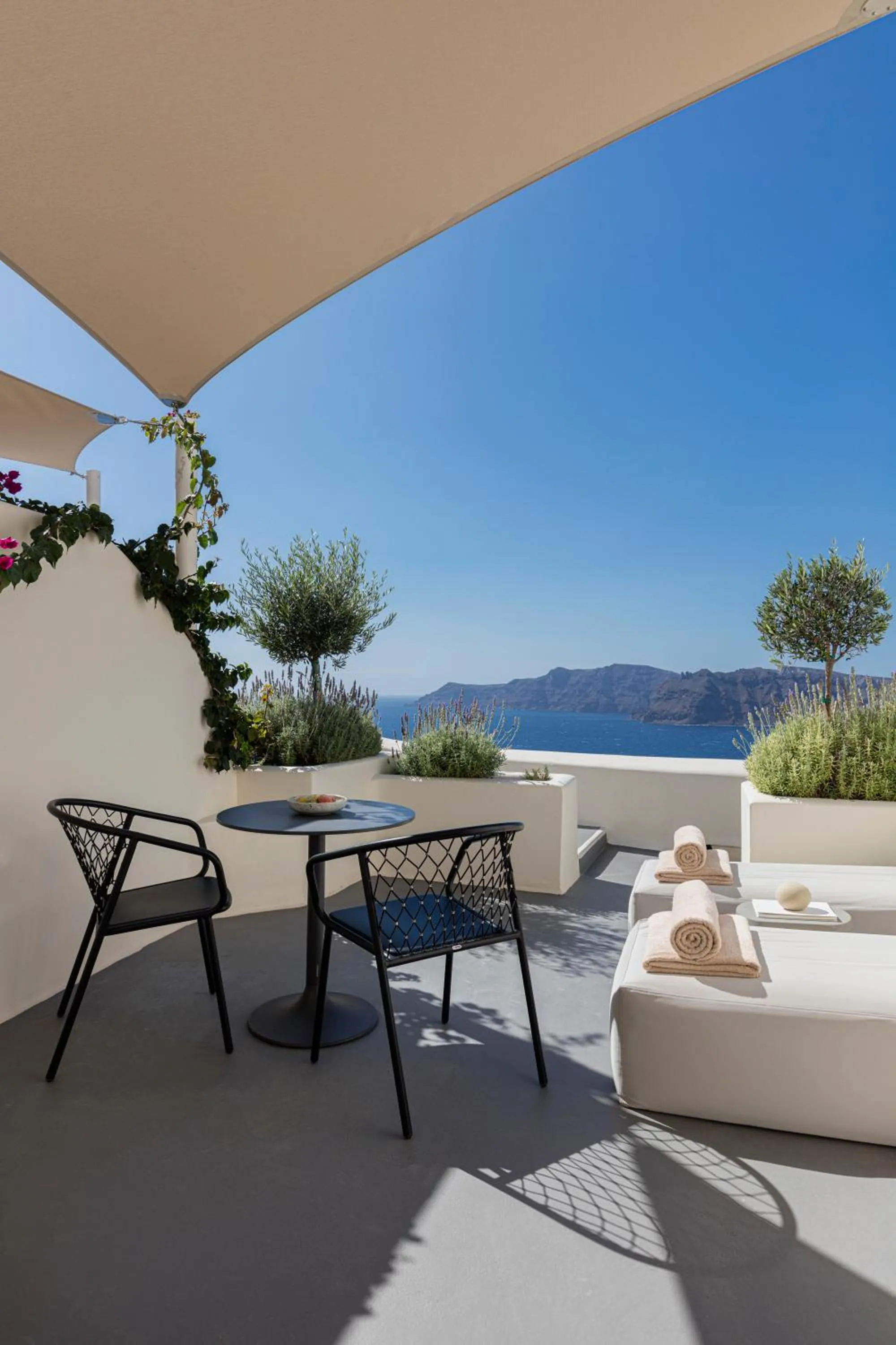 Patio in Canaves Oia Suites - Small Luxury Hotels of the World