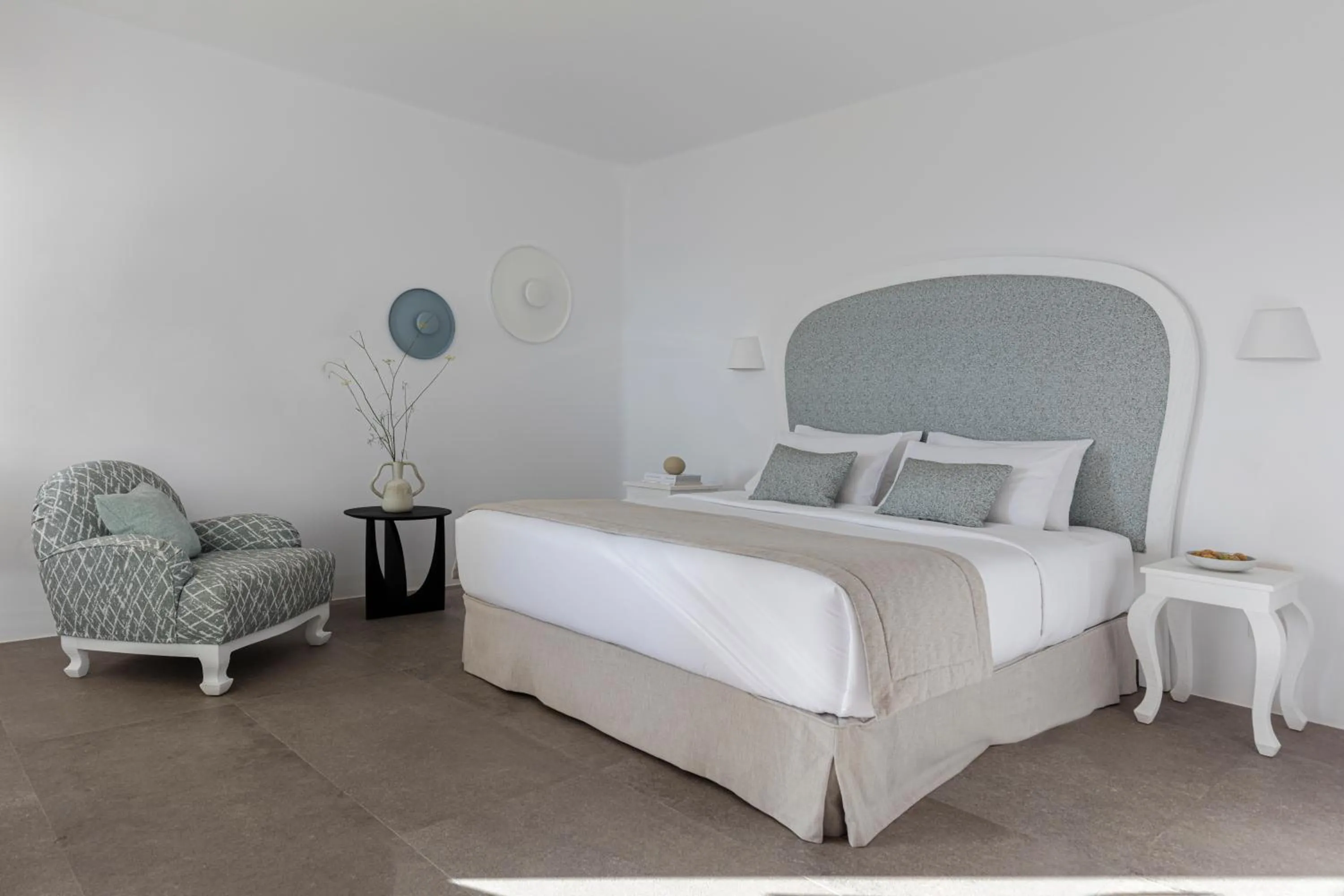 Bed in Canaves Oia Suites - Small Luxury Hotels of the World