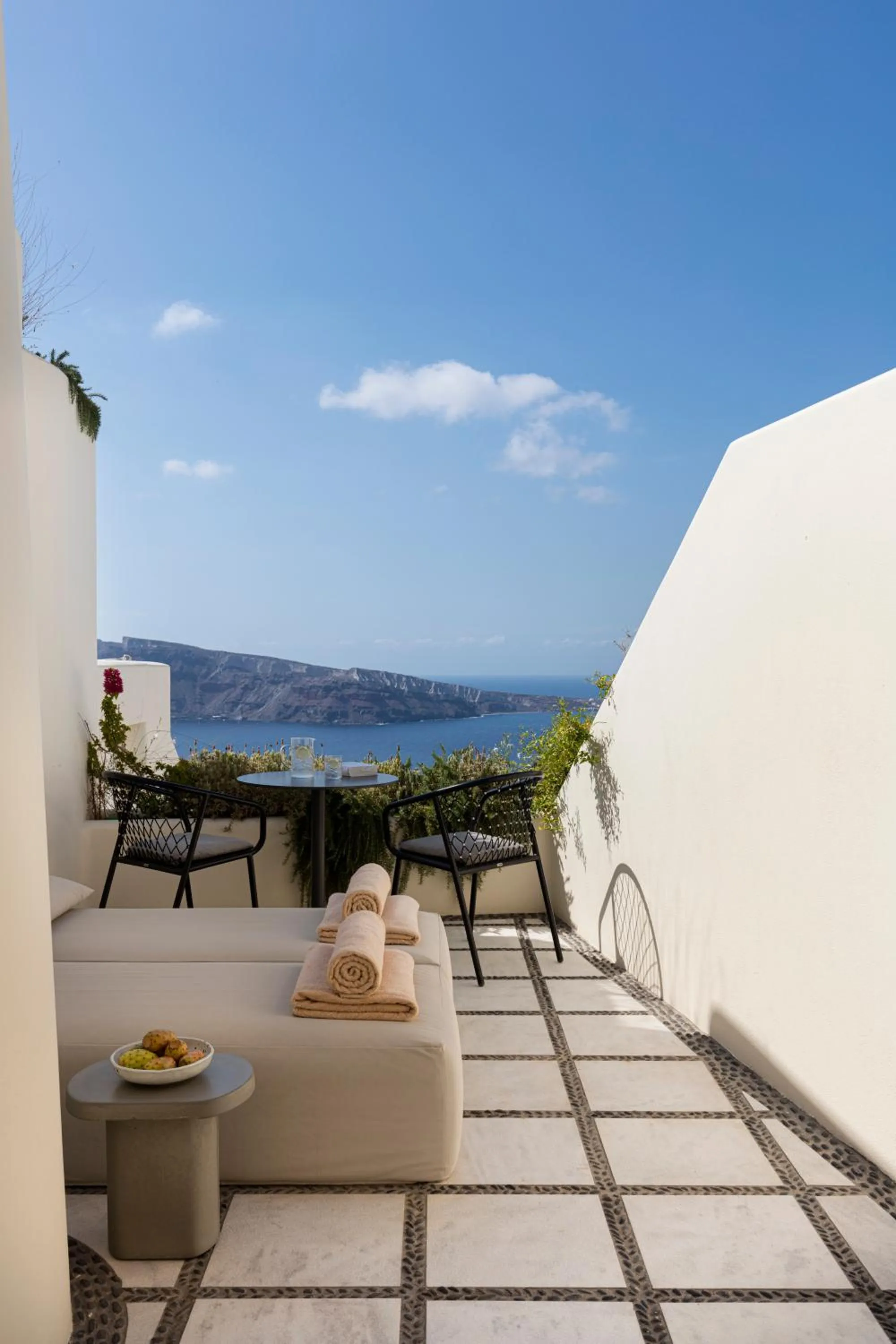 Patio in Canaves Oia Suites - Small Luxury Hotels of the World