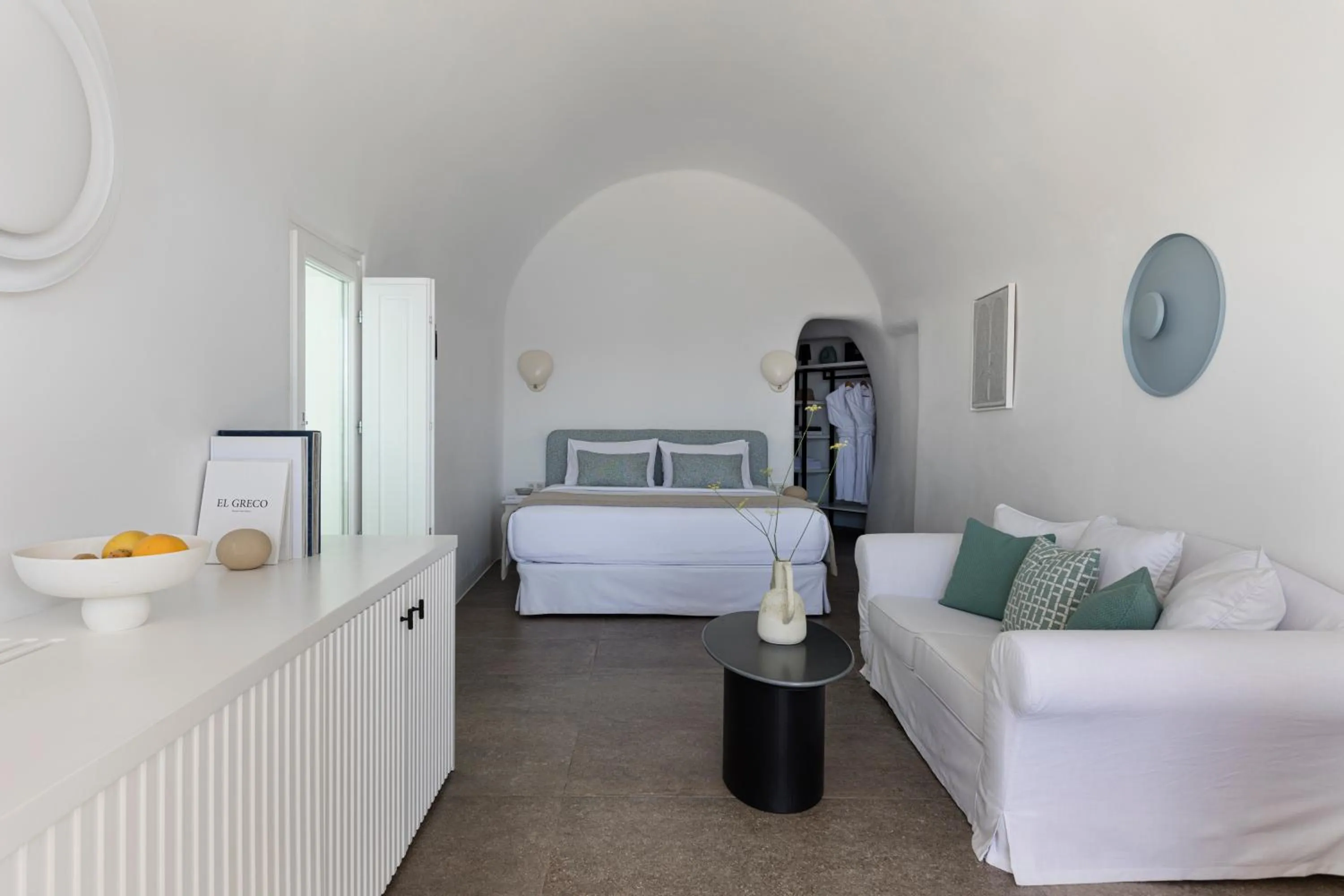 Bed in Canaves Oia Suites - Small Luxury Hotels of the World