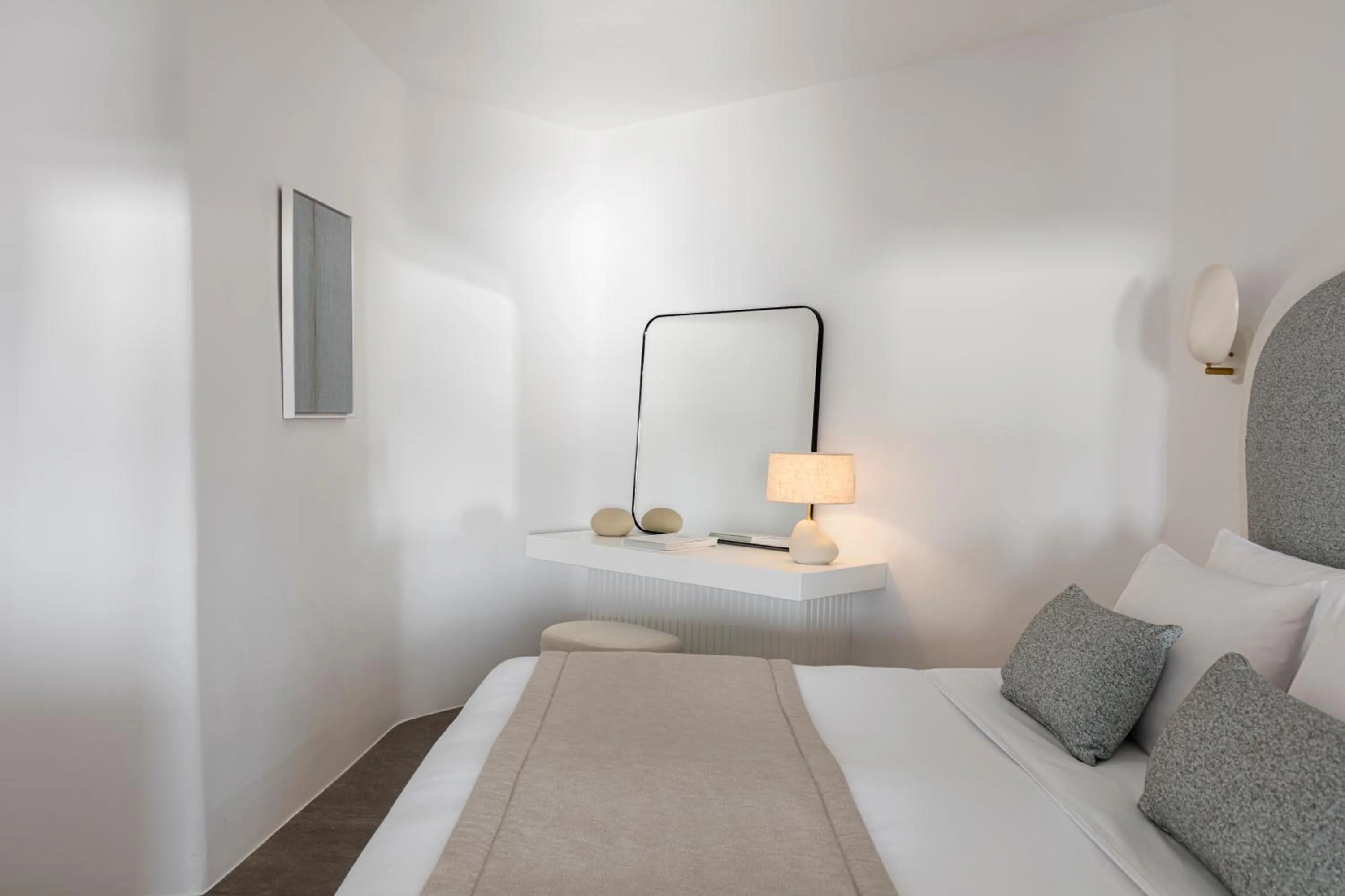 Bed in Canaves Oia Suites - Small Luxury Hotels of the World