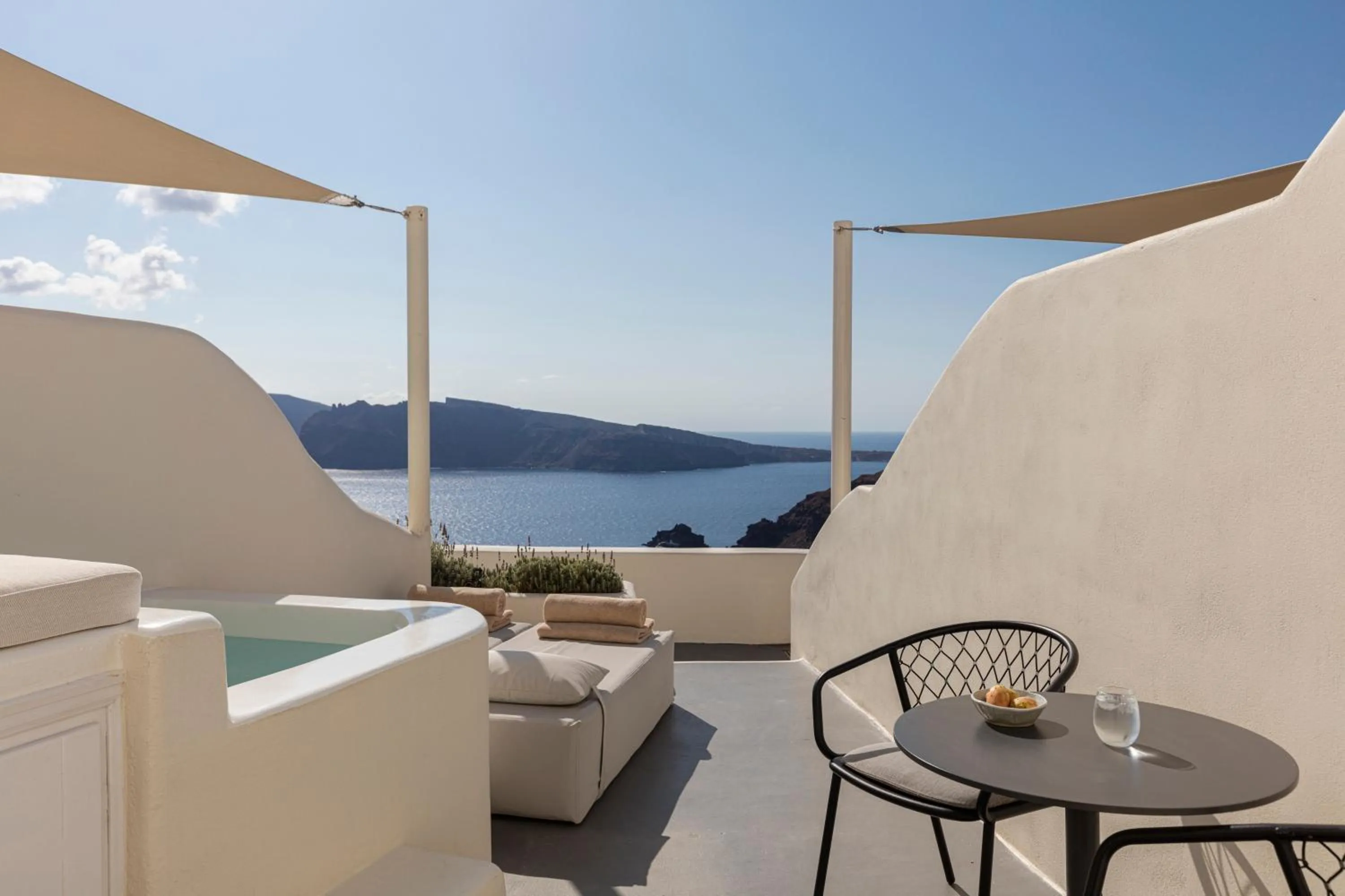 Patio in Canaves Oia Suites - Small Luxury Hotels of the World