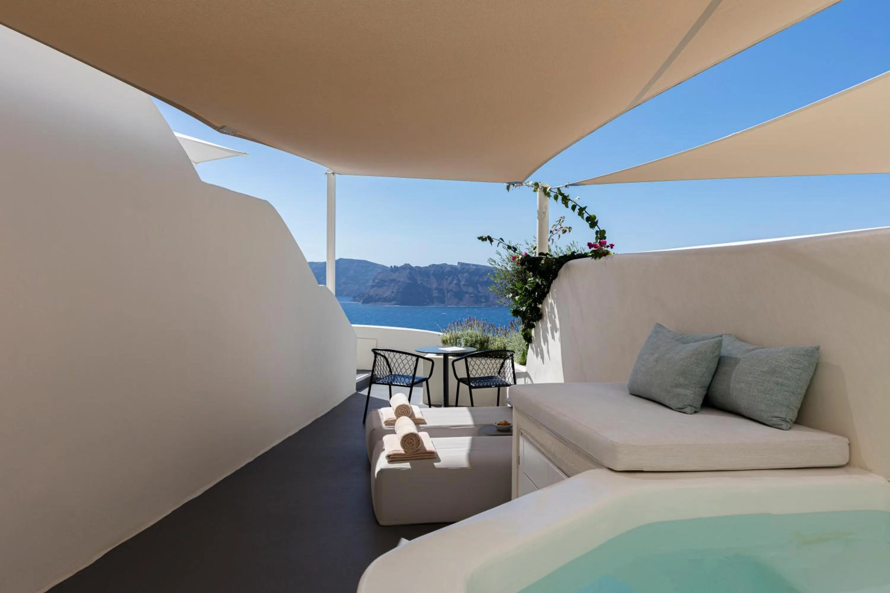 Patio in Canaves Oia Suites - Small Luxury Hotels of the World