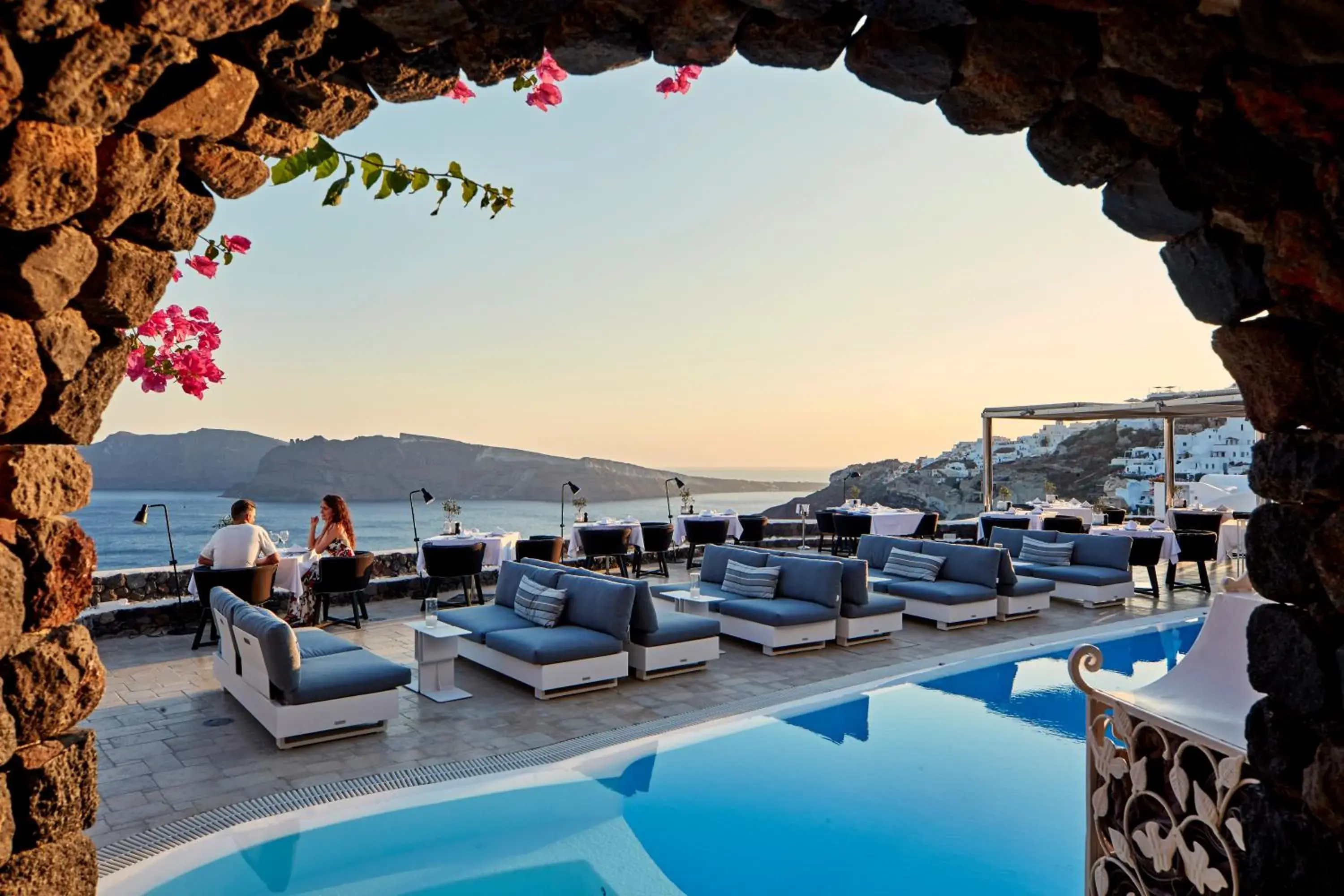 Restaurant/places to eat in Canaves Oia Suites - Small Luxury Hotels of the World Restaurant/places to eat in Canaves Oia Suites - Small Luxury Hotels of the World